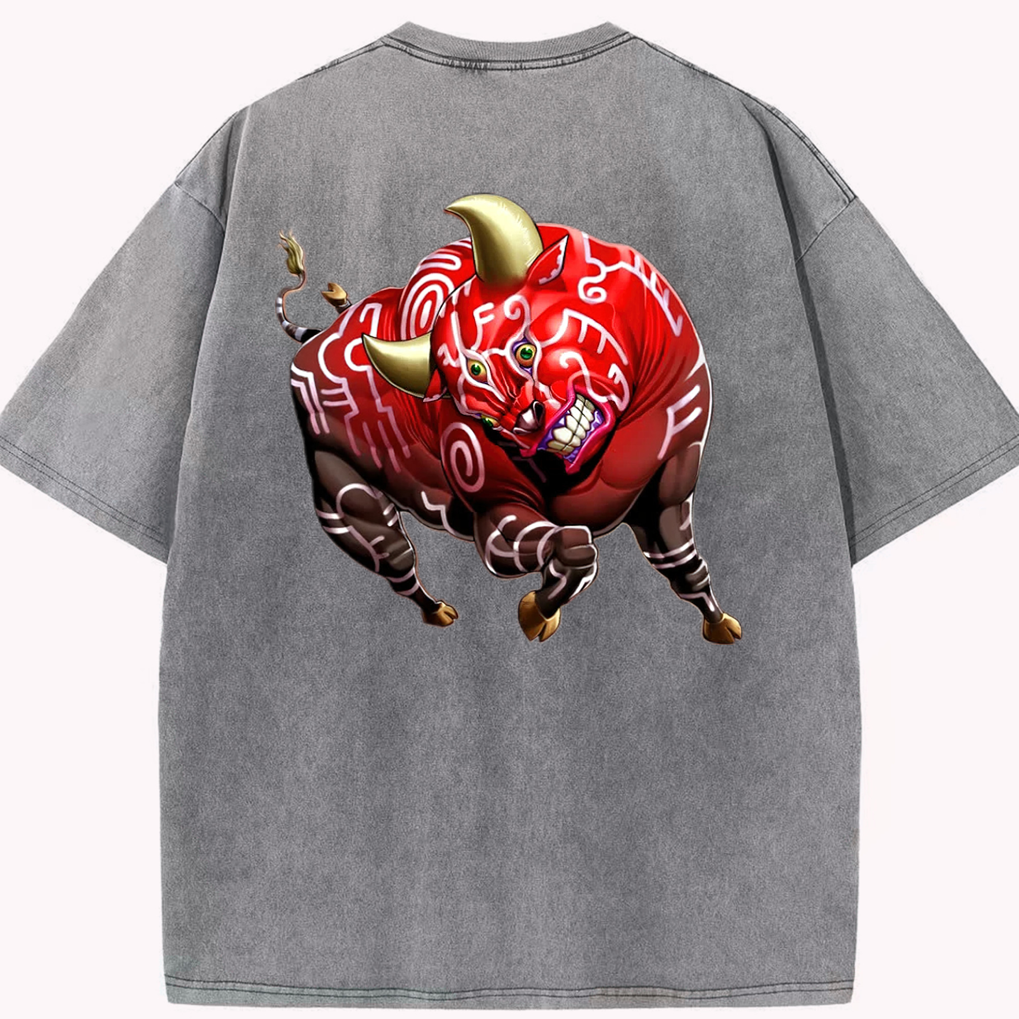 （画像用） 遊☆戯☆王 Yu-Gi-Oh! 綿100% ヴィンテージ風 半袖Tシャツ（背面プリント）