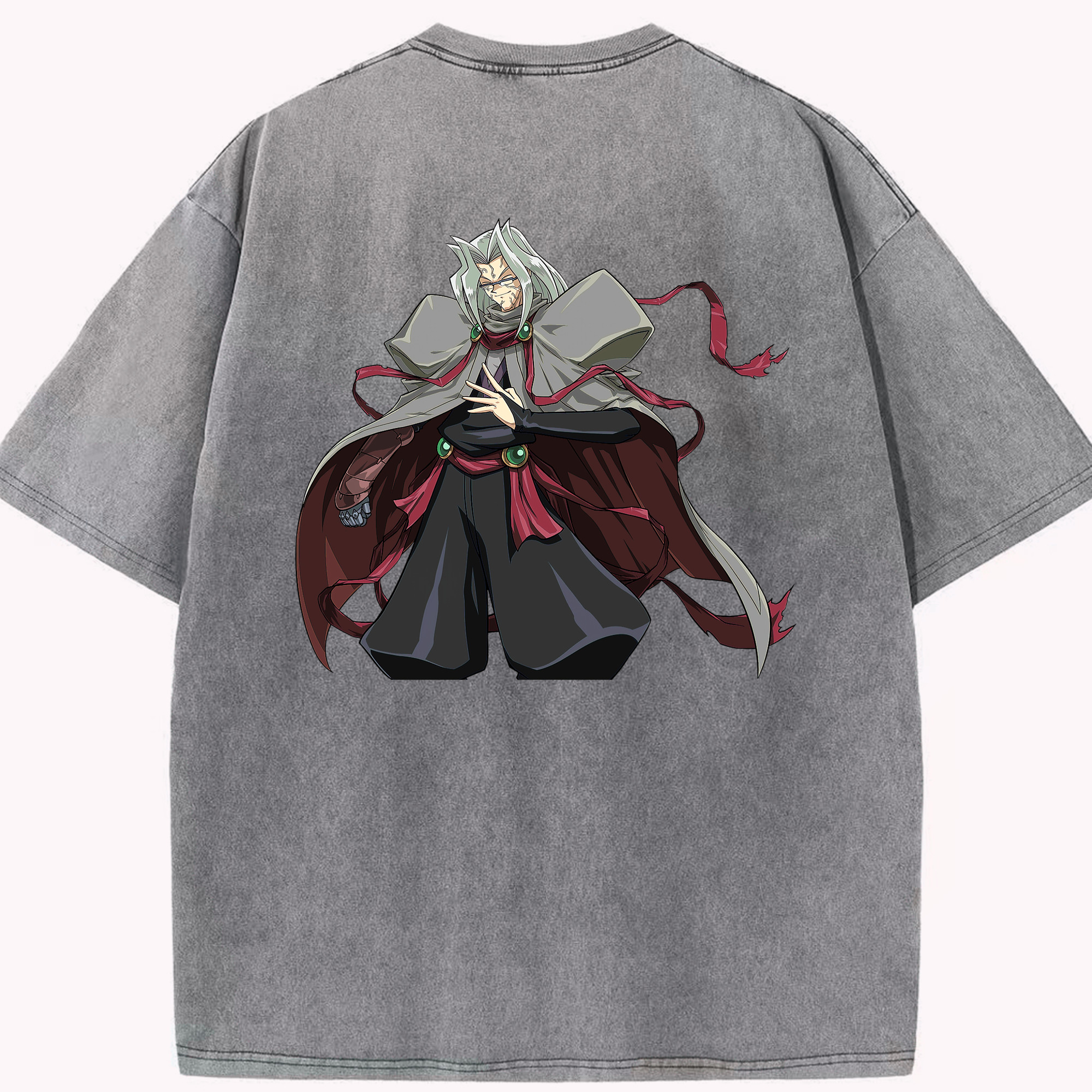 （画像用） 遊☆戯☆王 Yu-Gi-Oh! 綿100% ヴィンテージ風 半袖Tシャツ（背面プリント）
