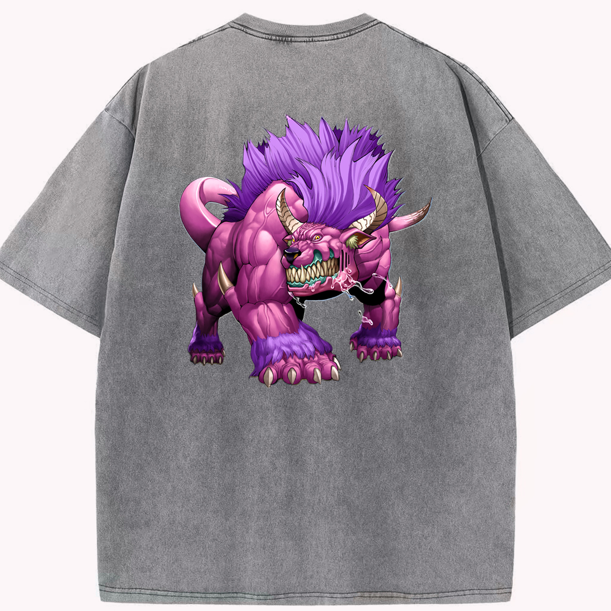 （画像用） 遊☆戯☆王 Yu-Gi-Oh! 綿100% ヴィンテージ風 半袖Tシャツ（背面プリント）