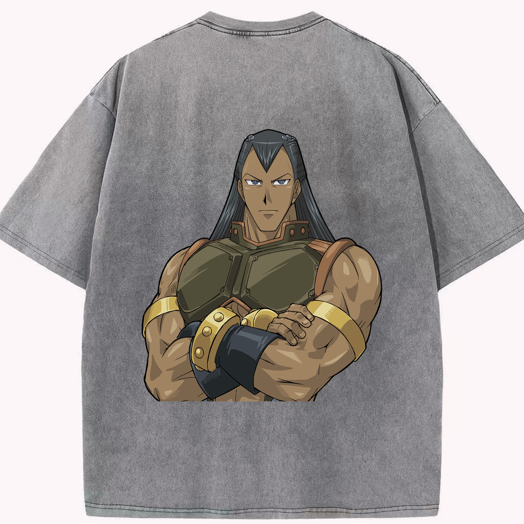 （画像用） 遊☆戯☆王 Yu-Gi-Oh! 綿100% ヴィンテージ風 半袖Tシャツ（背面プリント）