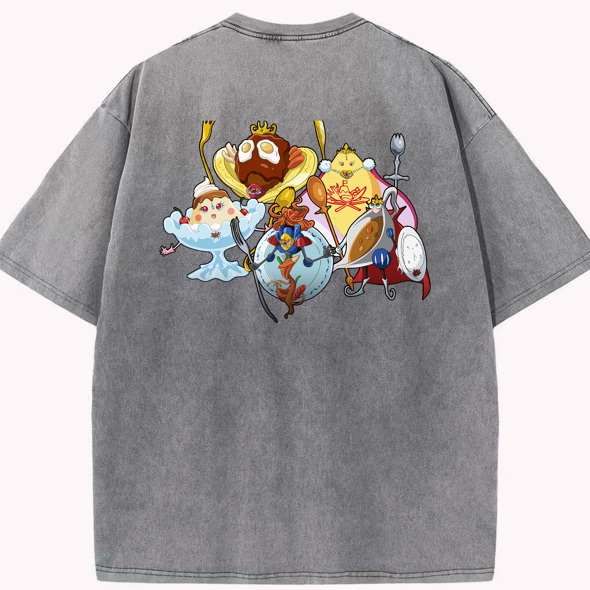 （画像用） 遊☆戯☆王 Yu-Gi-Oh! 綿100% ヴィンテージ風 半袖Tシャツ（背面プリント）