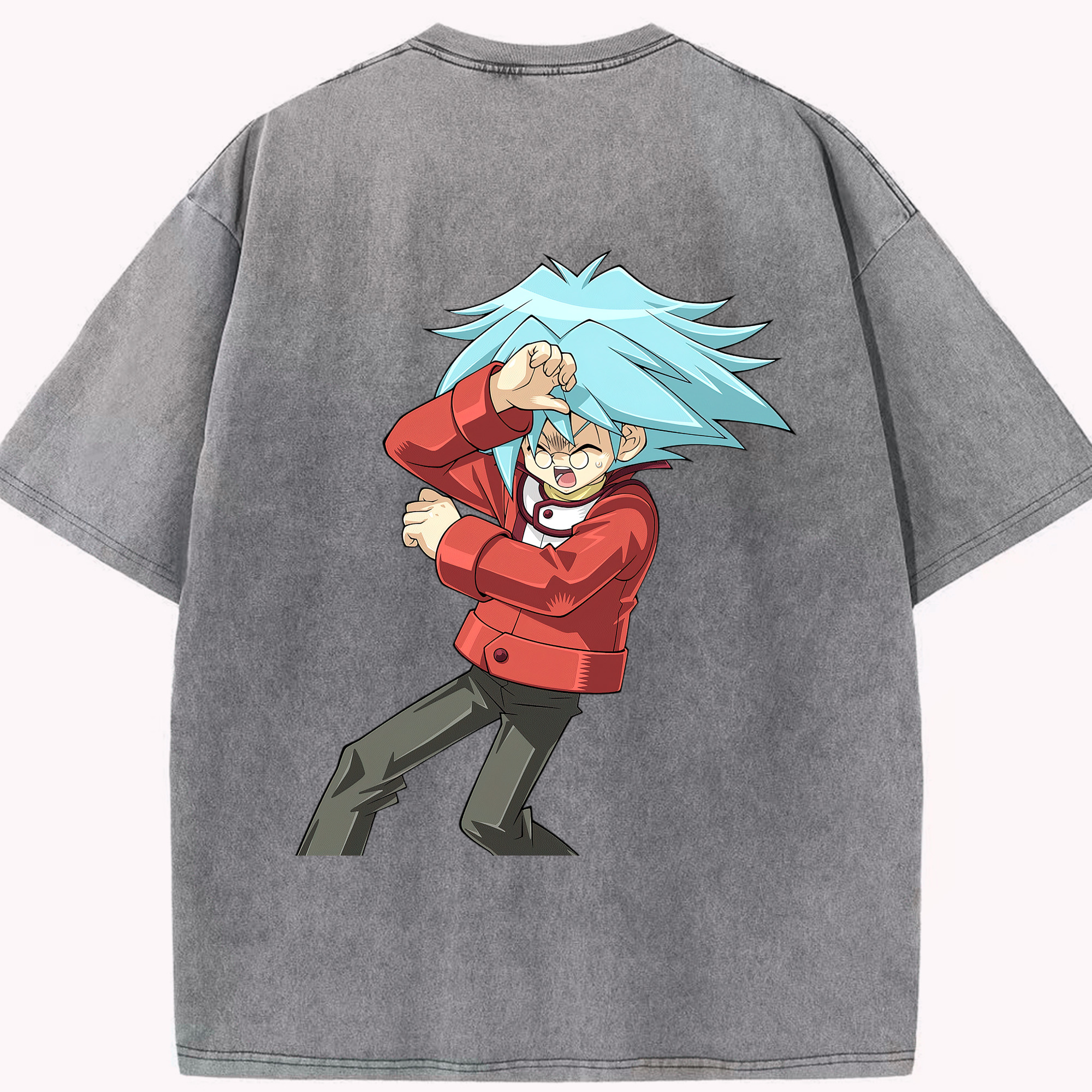 （画像用） 遊☆戯☆王 Yu-Gi-Oh! 綿100% ヴィンテージ風 半袖Tシャツ（背面プリント）