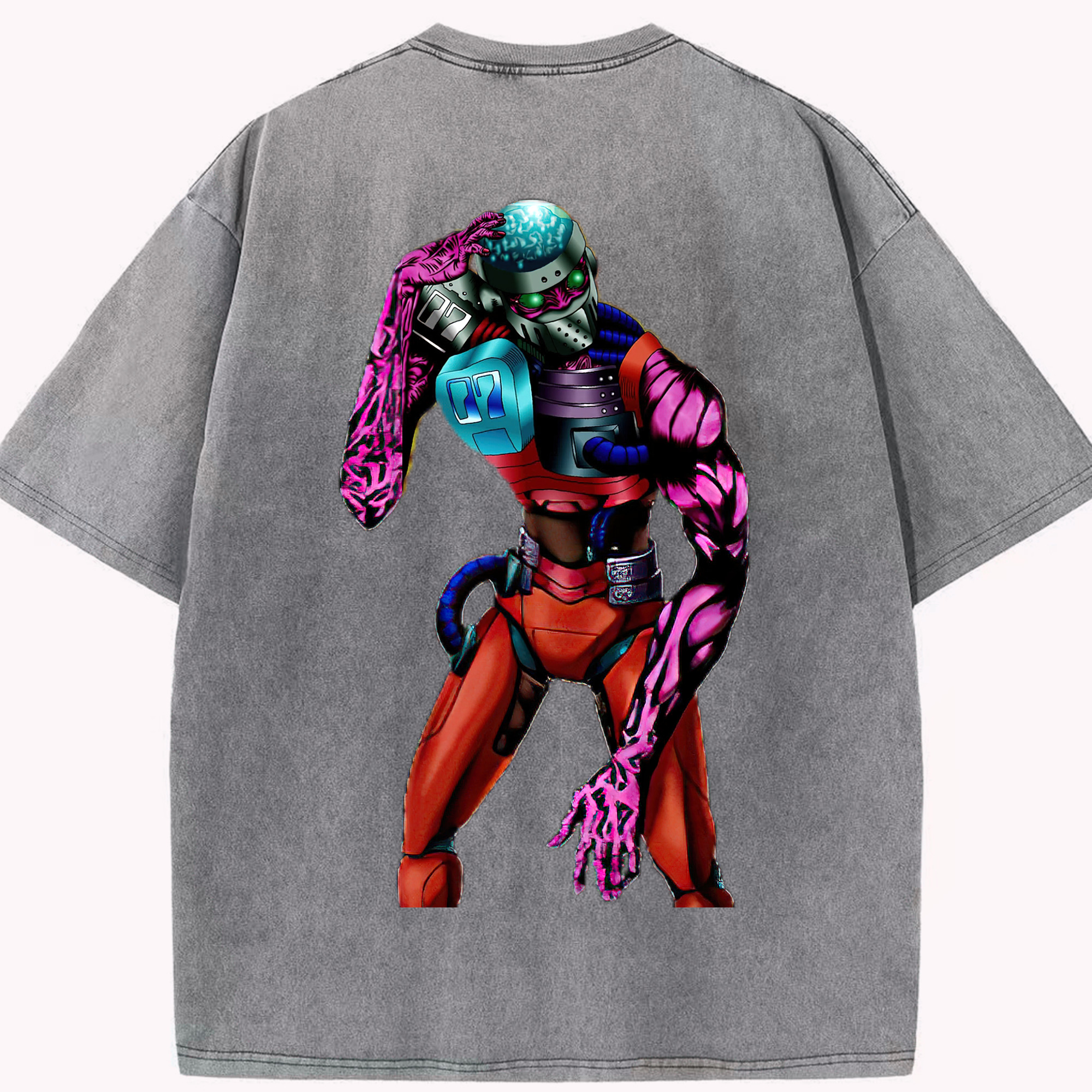 （画像用） 遊☆戯☆王 Yu-Gi-Oh! 綿100% ヴィンテージ風 半袖Tシャツ（背面プリント）