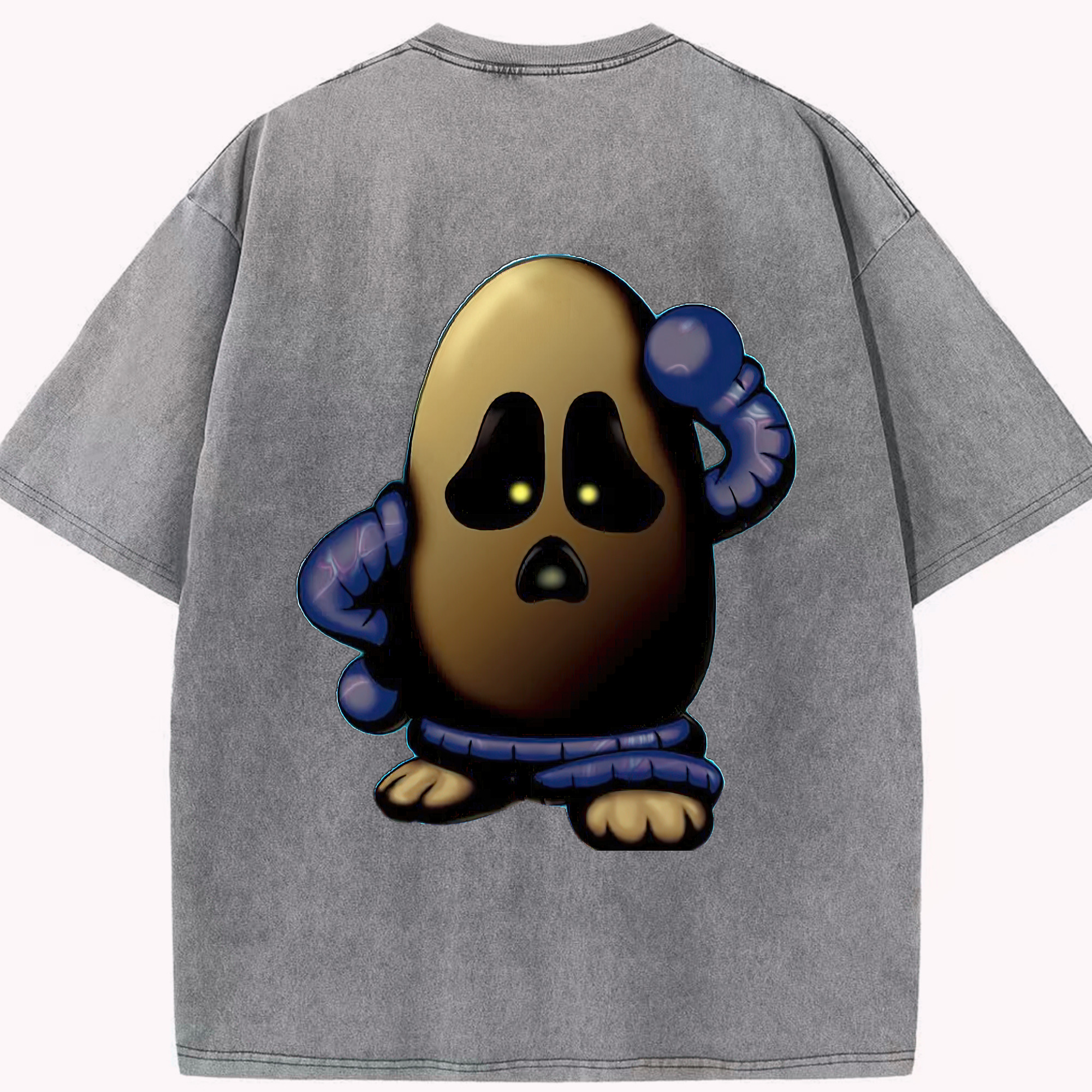 （画像用） 遊☆戯☆王 Yu-Gi-Oh! 綿100% ヴィンテージ風 半袖Tシャツ（背面プリント）