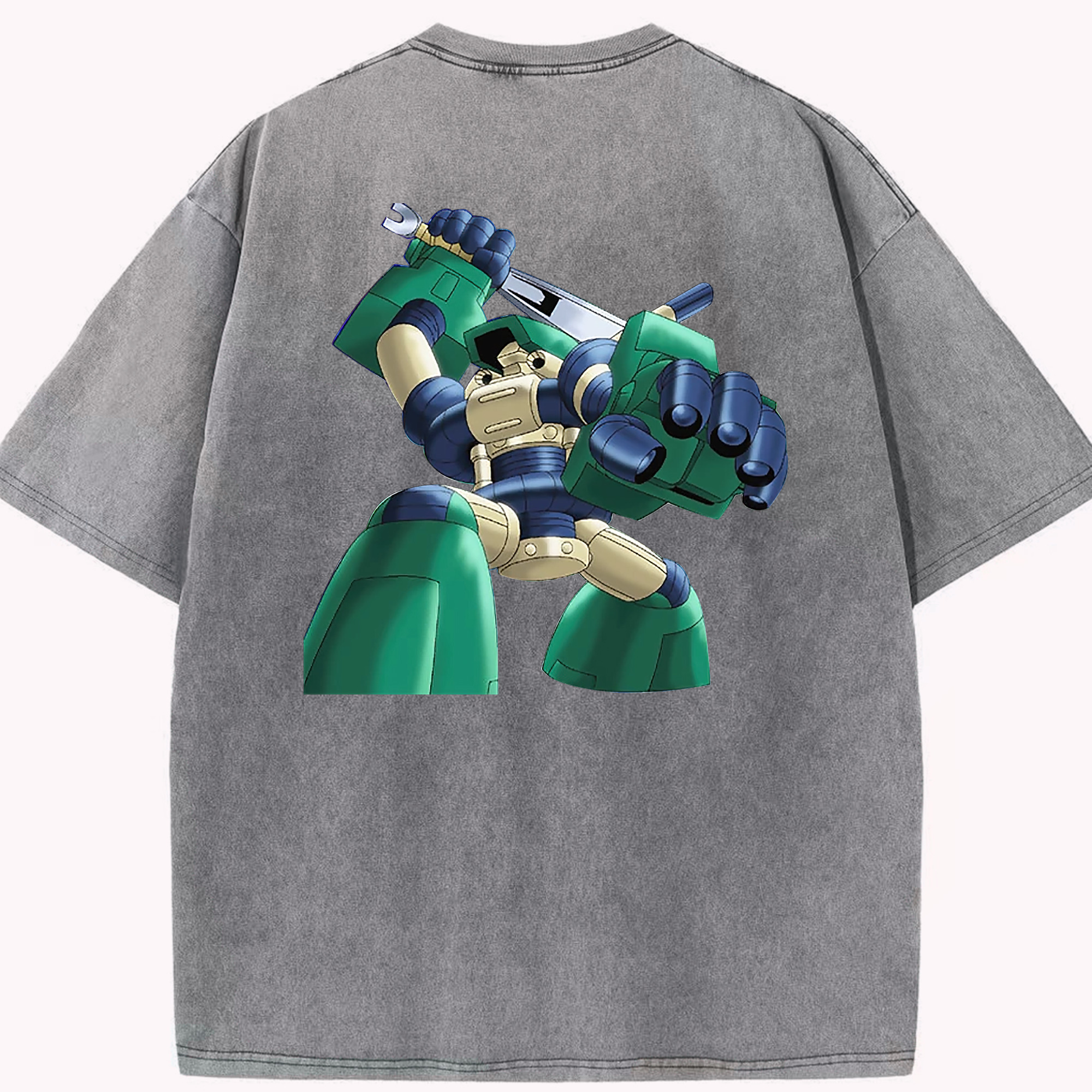 （画像用） 遊☆戯☆王 Yu-Gi-Oh! 綿100% ヴィンテージ風 半袖Tシャツ（背面プリント）