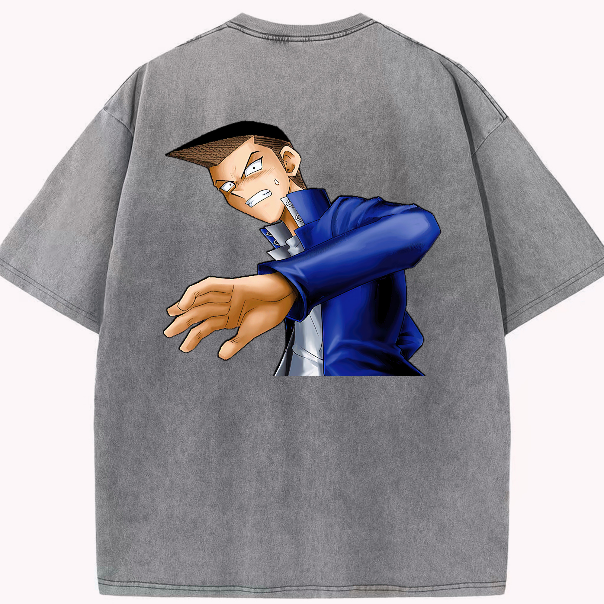 （画像用） 遊☆戯☆王 Yu-Gi-Oh! 綿100% ヴィンテージ風 半袖Tシャツ（背面プリント）
