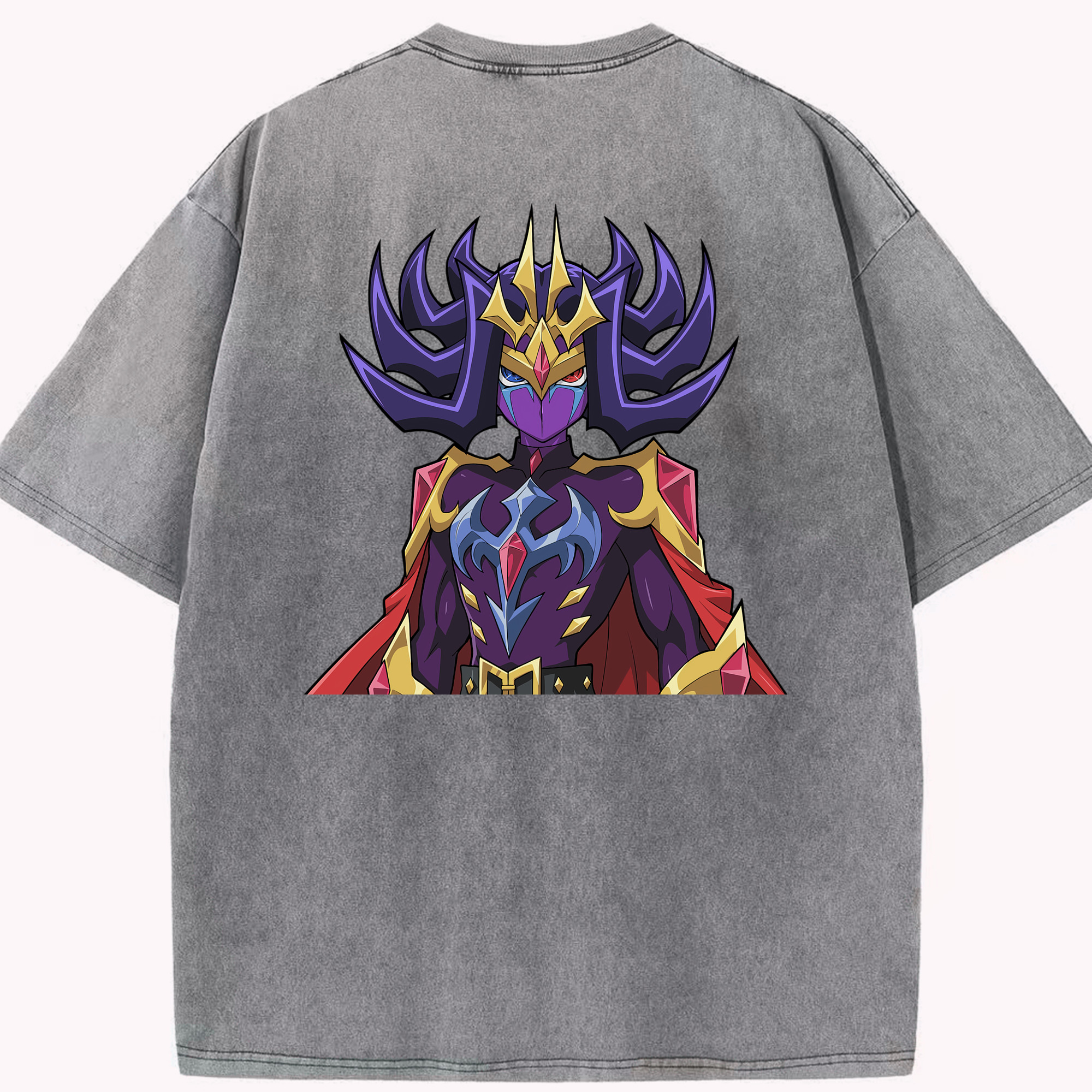 （画像用） 遊☆戯☆王 Yu-Gi-Oh! 綿100% ヴィンテージ風 半袖Tシャツ（背面プリント）