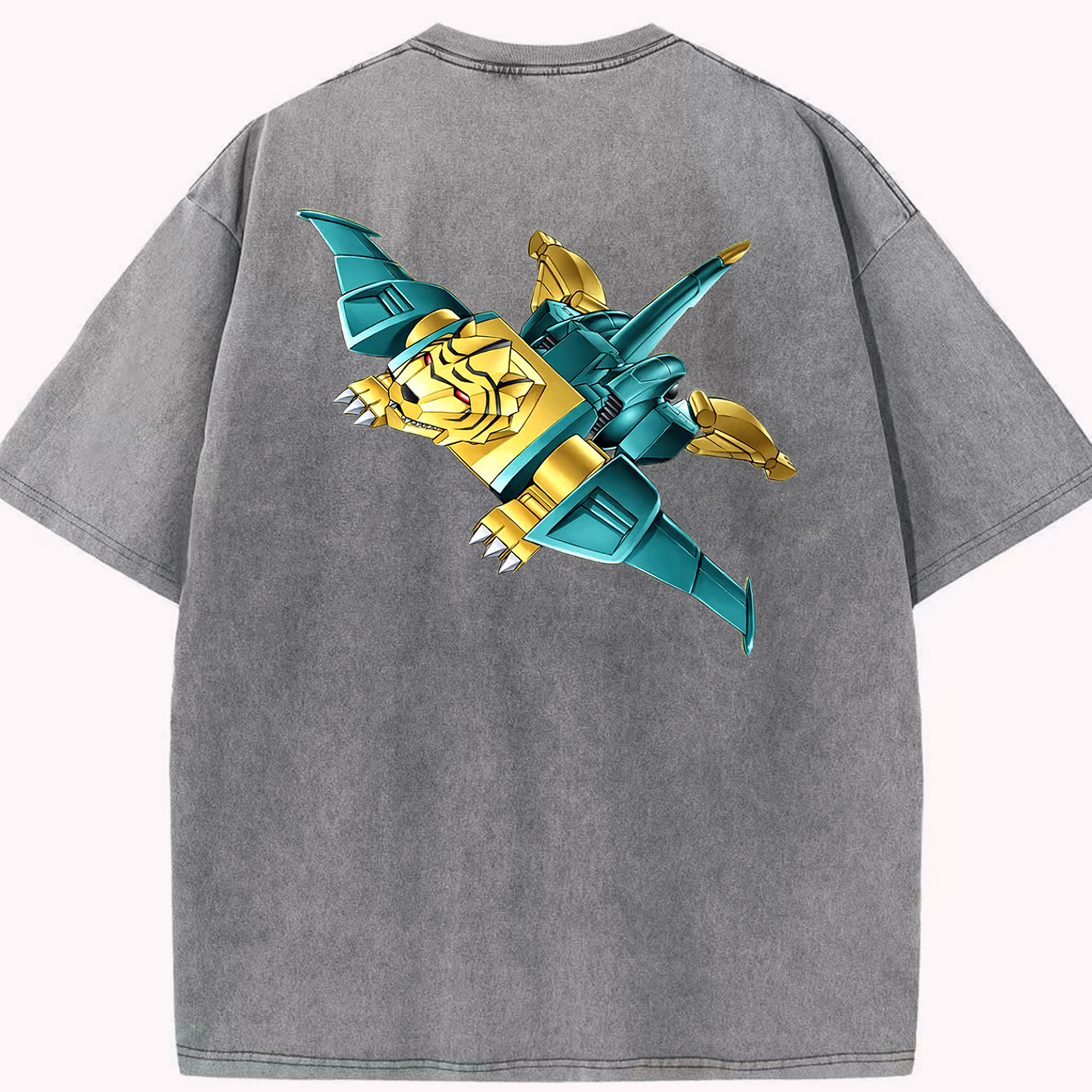 （画像用） 遊☆戯☆王 Yu-Gi-Oh! 綿100% ヴィンテージ風 半袖Tシャツ（背面プリント）