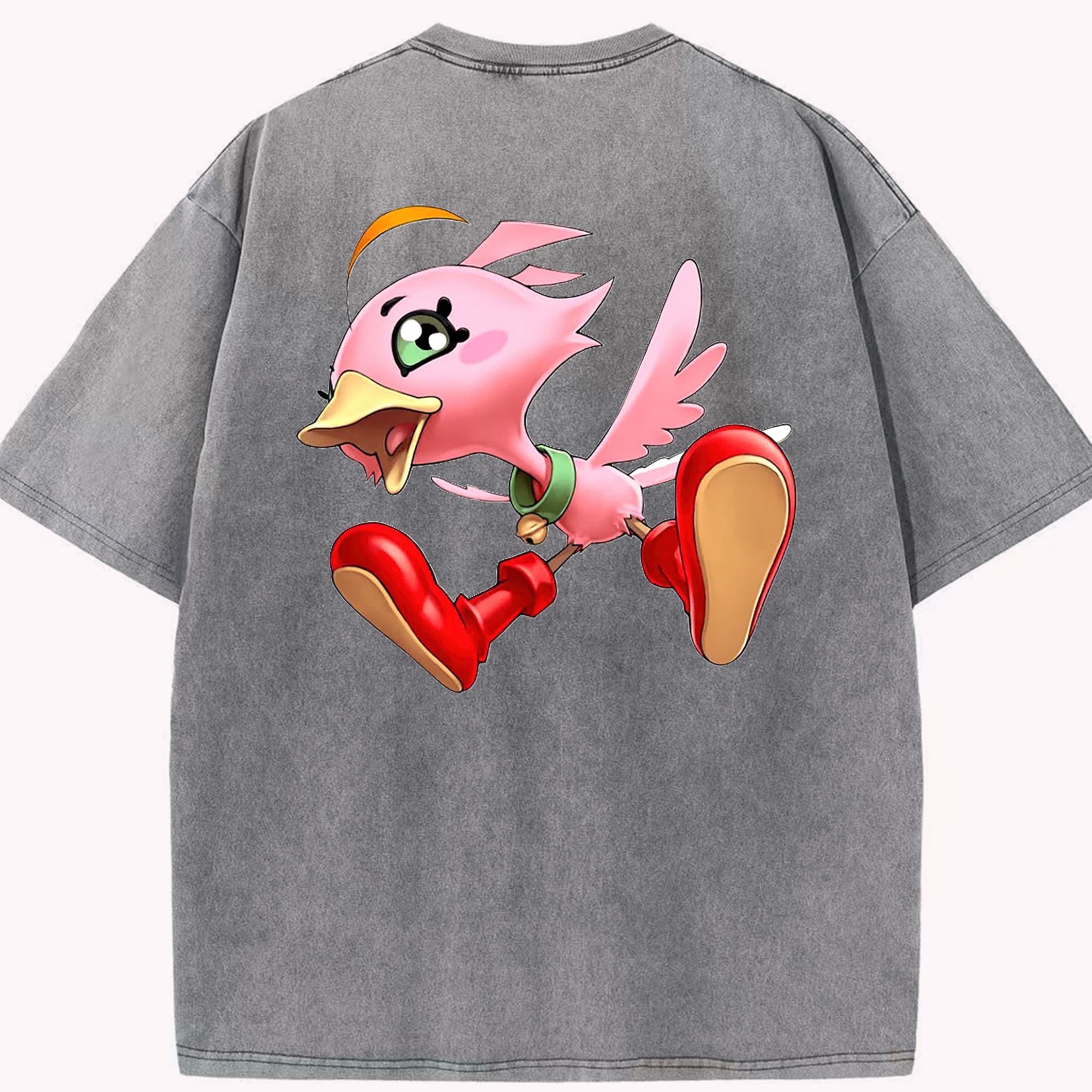 （画像用） 遊☆戯☆王 Yu-Gi-Oh! 綿100% ヴィンテージ風 半袖Tシャツ（背面プリント）