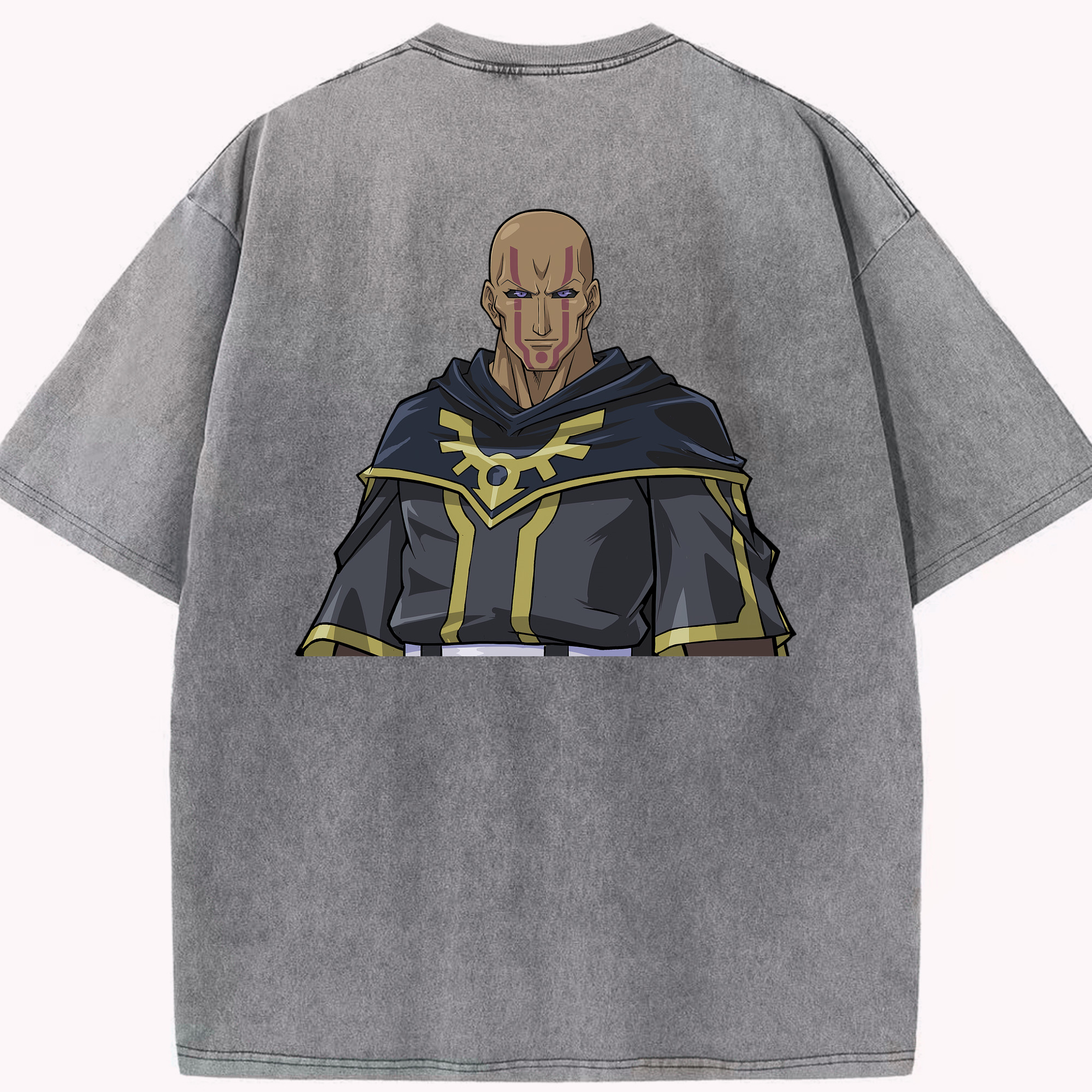 （画像用） 遊☆戯☆王 Yu-Gi-Oh! 綿100% ヴィンテージ風 半袖Tシャツ（背面プリント）