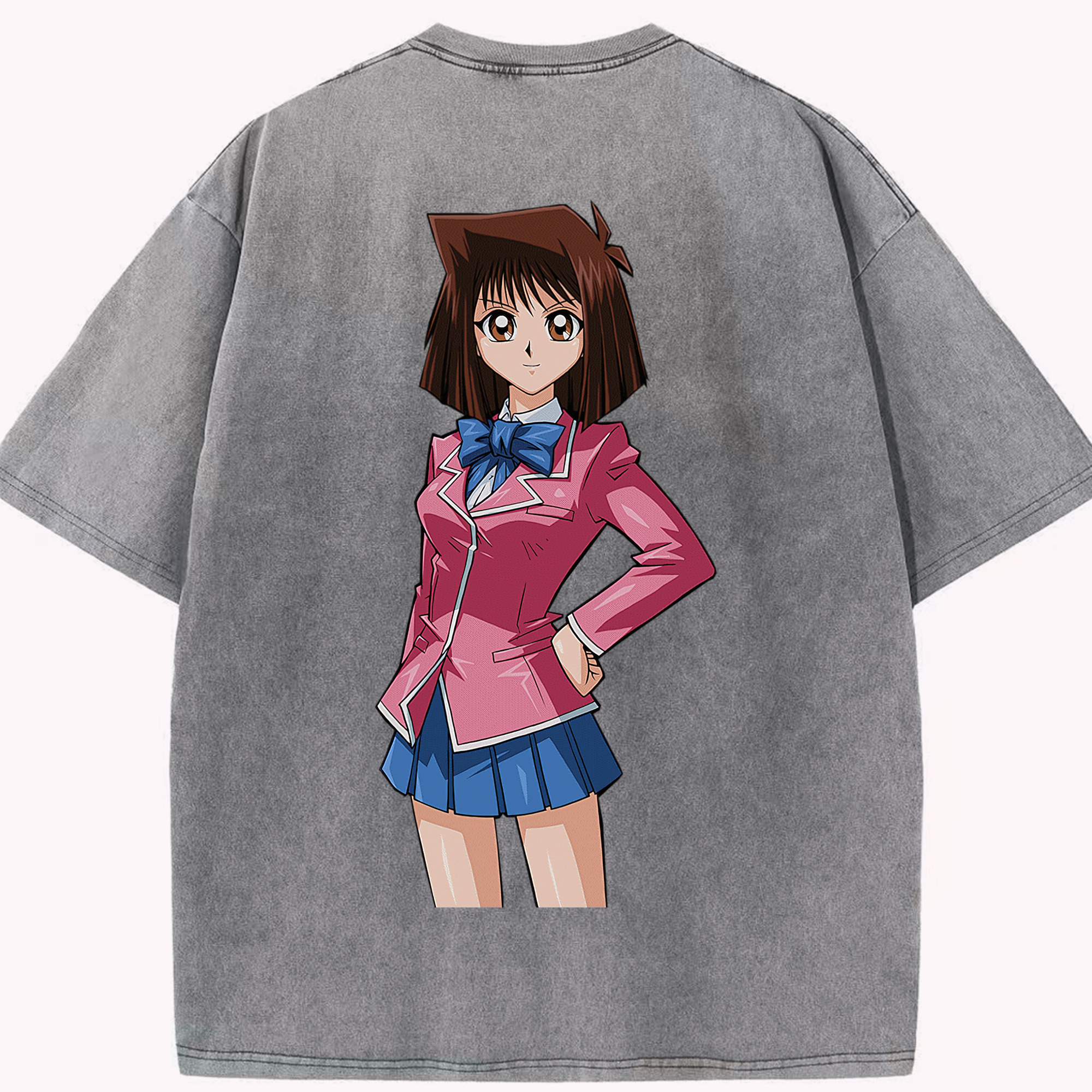 （画像用） 遊☆戯☆王 Yu-Gi-Oh! 綿100% ヴィンテージ風 半袖Tシャツ（背面プリント）