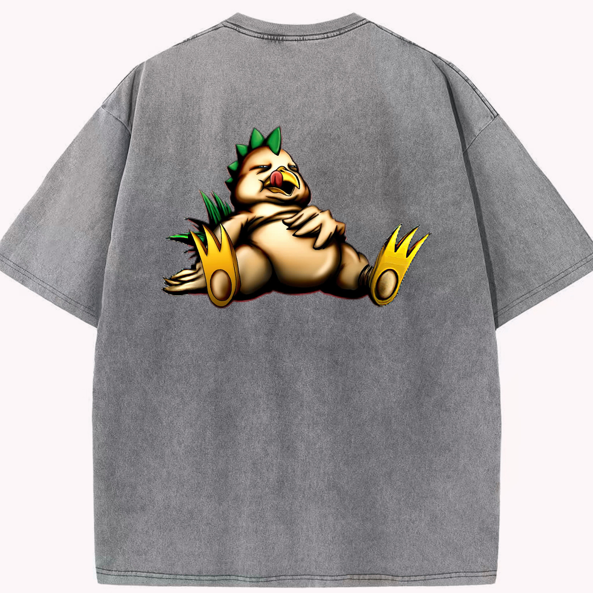 （画像用） 遊☆戯☆王 Yu-Gi-Oh! 綿100% ヴィンテージ風 半袖Tシャツ（背面プリント）