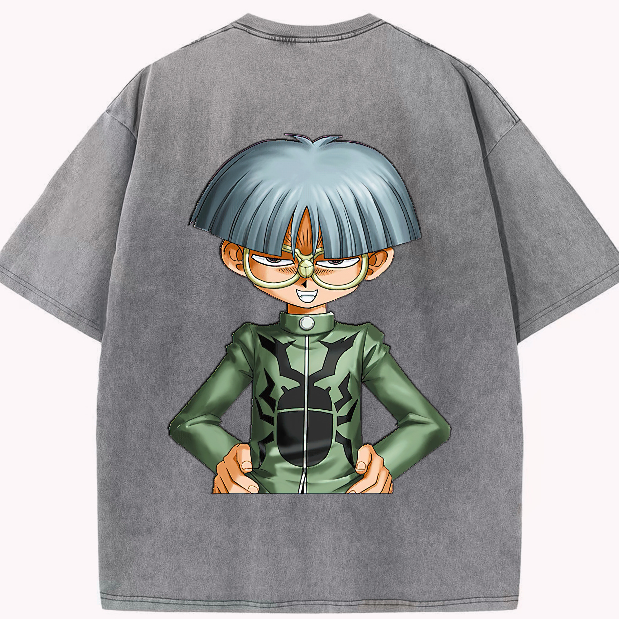 （画像用） 遊☆戯☆王 Yu-Gi-Oh! 綿100% ヴィンテージ風 半袖Tシャツ（背面プリント）