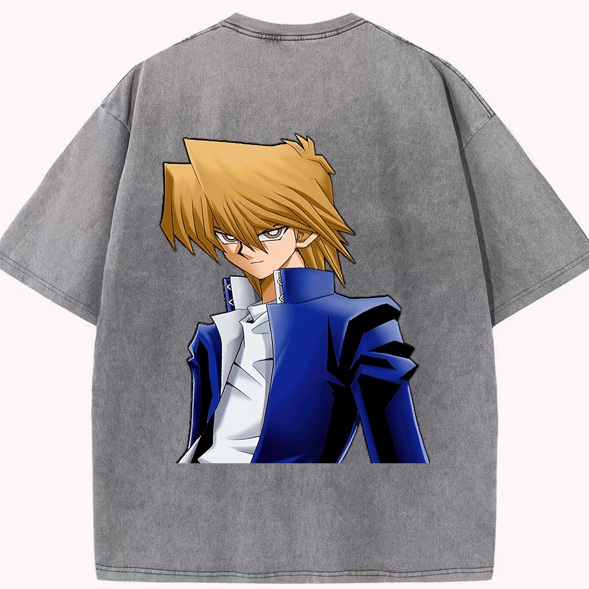 （画像用） 遊☆戯☆王 Yu-Gi-Oh! 綿100% ヴィンテージ風 半袖Tシャツ（背面プリント）