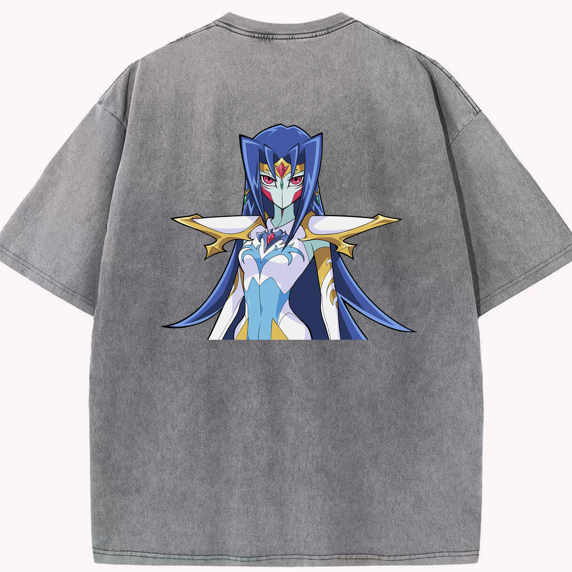 （画像用） 遊☆戯☆王 Yu-Gi-Oh! 綿100% ヴィンテージ風 半袖Tシャツ（背面プリント）
