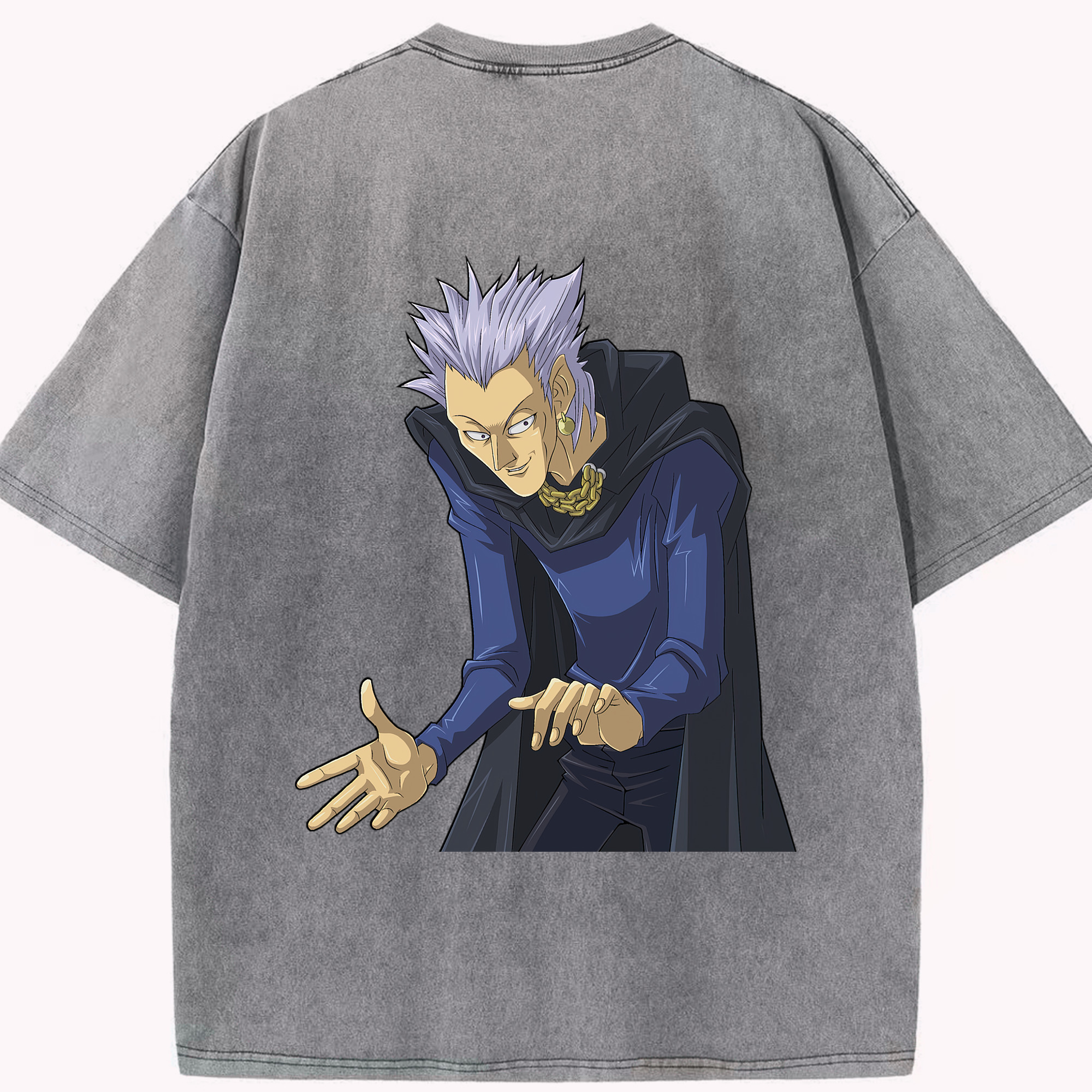 （画像用） 遊☆戯☆王 Yu-Gi-Oh! 綿100% ヴィンテージ風 半袖Tシャツ（背面プリント）
