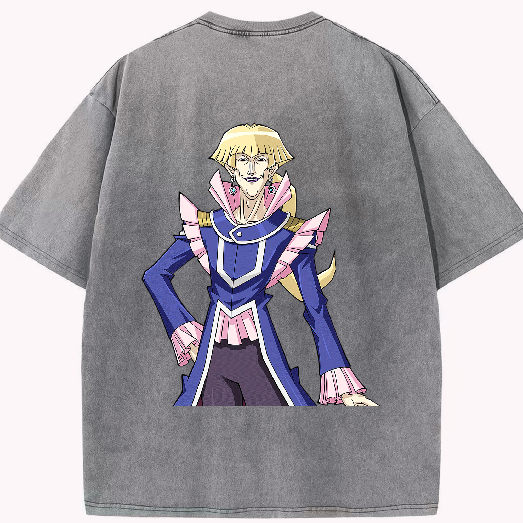 （画像用） 遊☆戯☆王 Yu-Gi-Oh! 綿100% ヴィンテージ風 半袖Tシャツ（背面プリント）