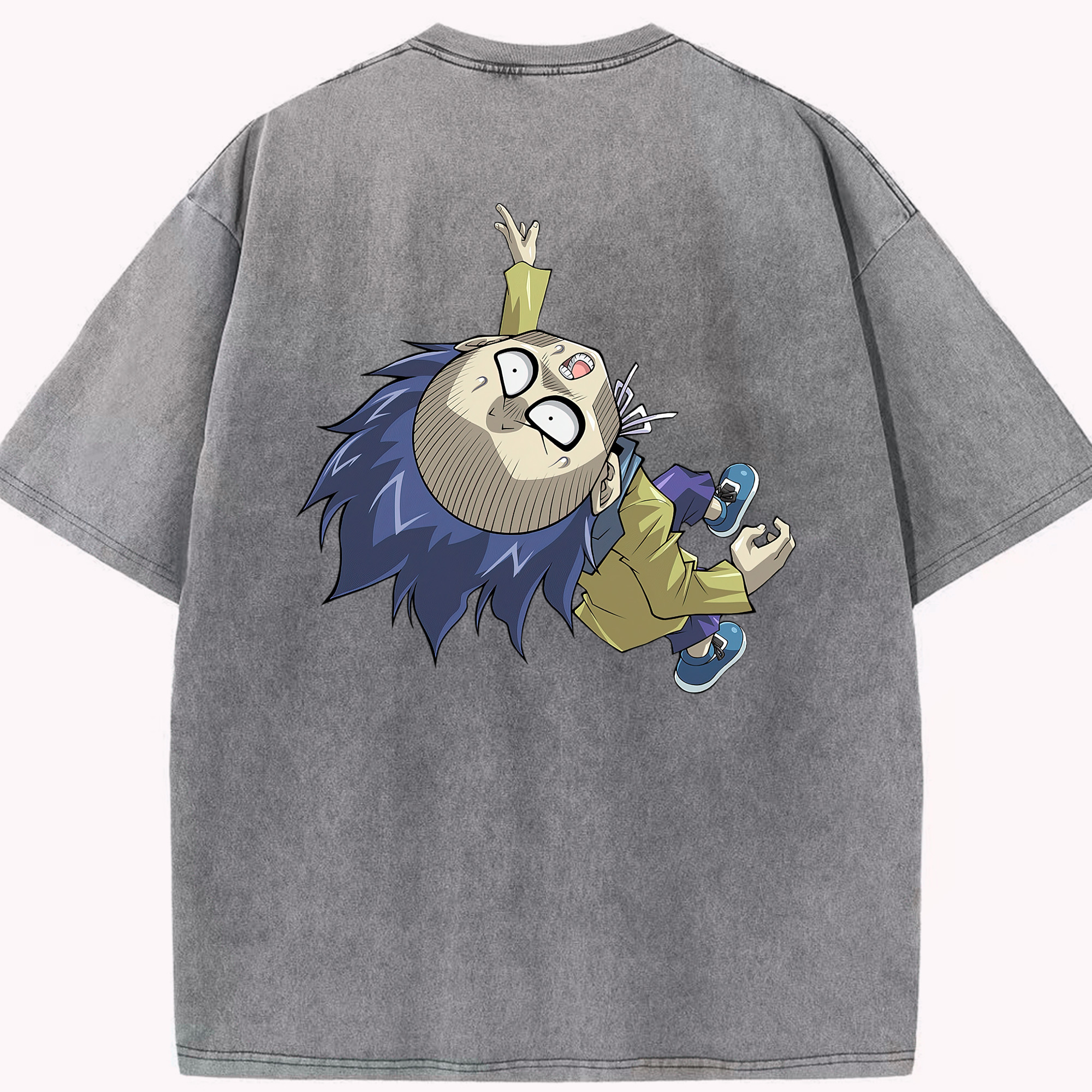 （画像用） 遊☆戯☆王 Yu-Gi-Oh! 綿100% ヴィンテージ風 半袖Tシャツ（背面プリント）