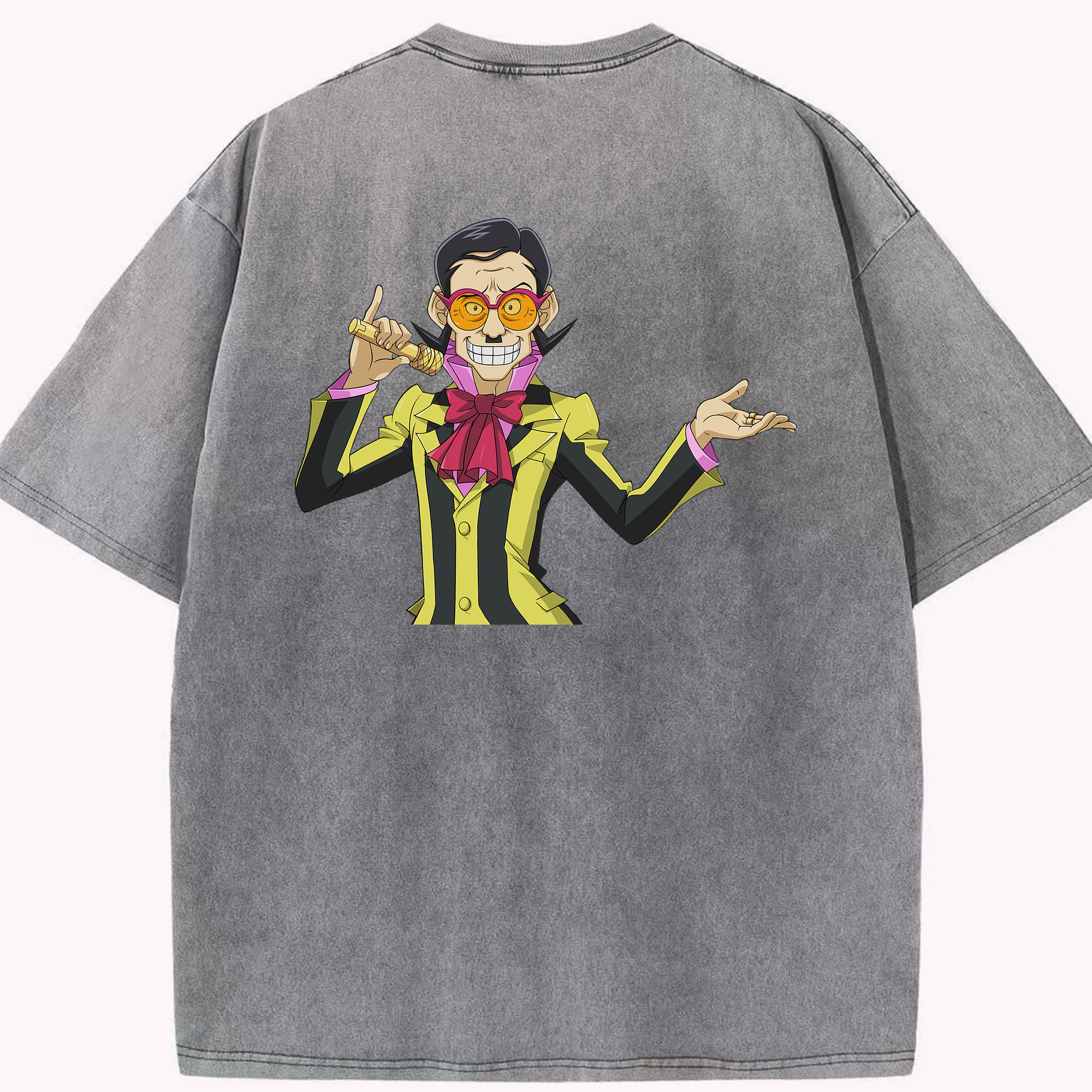 （画像用） 遊☆戯☆王 Yu-Gi-Oh! 綿100% ヴィンテージ風 半袖Tシャツ（背面プリント）