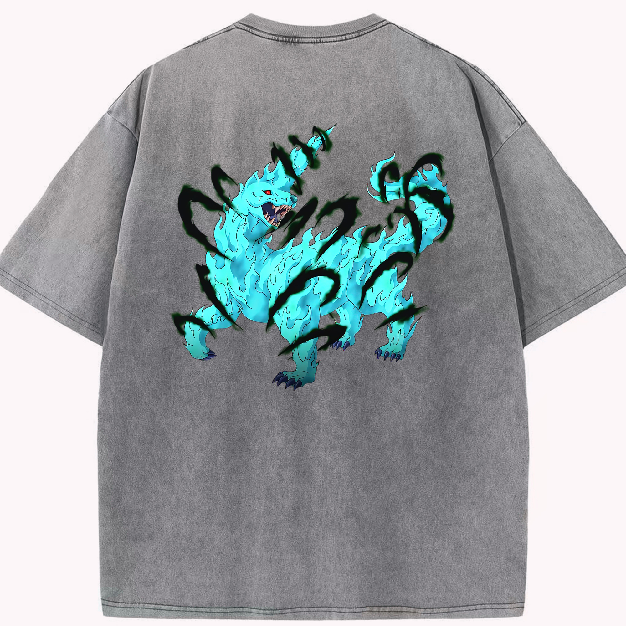 （画像用） 遊☆戯☆王 Yu-Gi-Oh! 綿100% ヴィンテージ風 半袖Tシャツ（背面プリント）