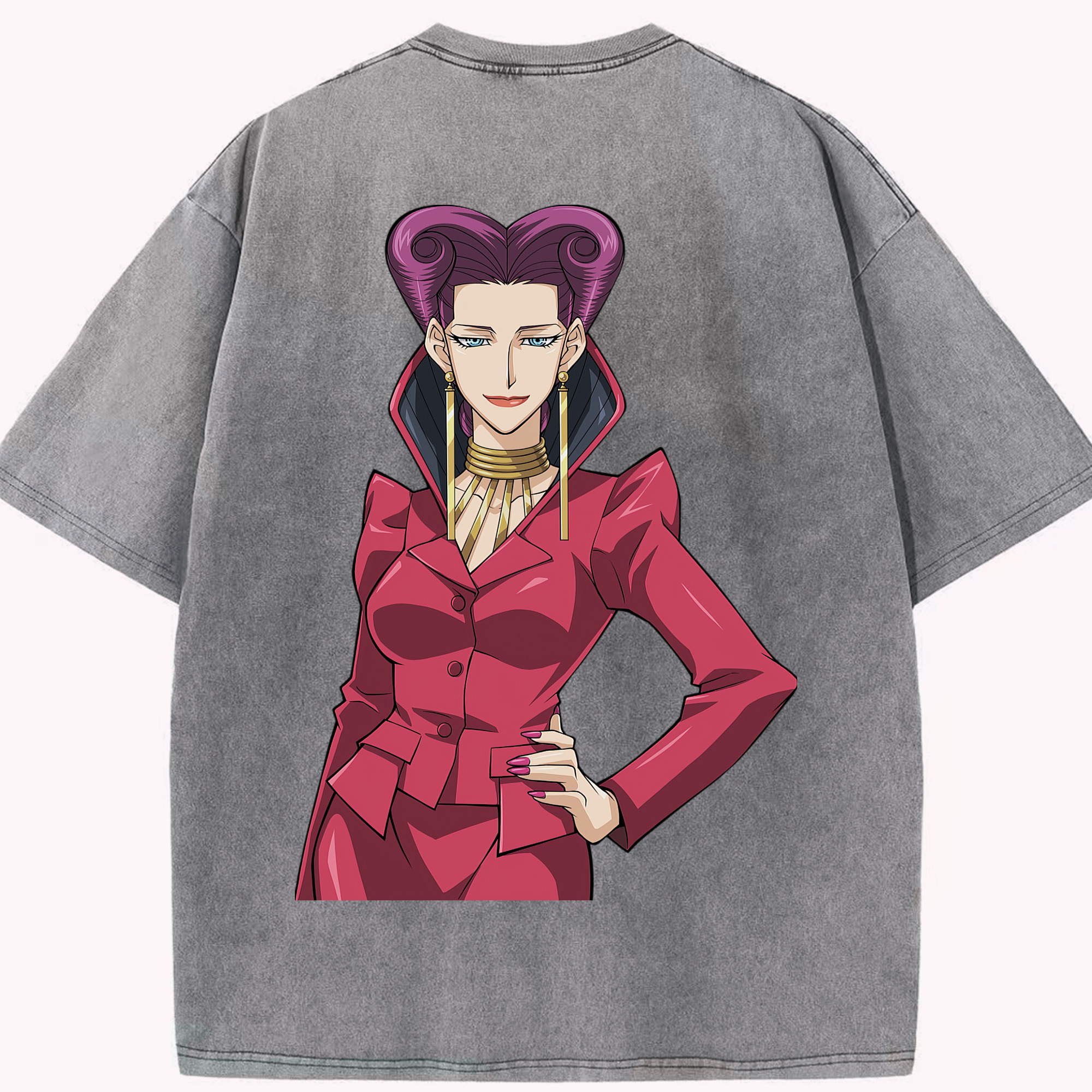 （画像用） 遊☆戯☆王 Yu-Gi-Oh! 綿100% ヴィンテージ風 半袖Tシャツ（背面プリント）