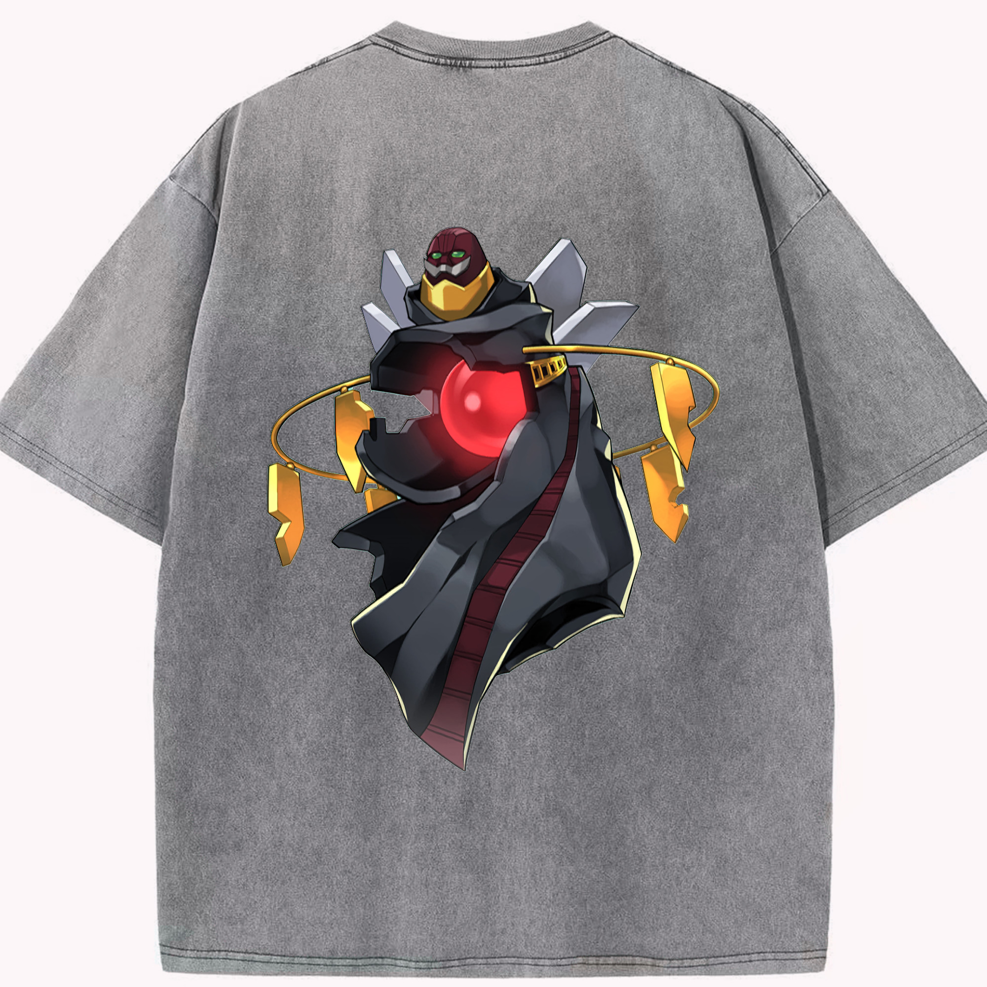 （画像用） 遊☆戯☆王 Yu-Gi-Oh! 綿100% ヴィンテージ風 半袖Tシャツ（背面プリント）