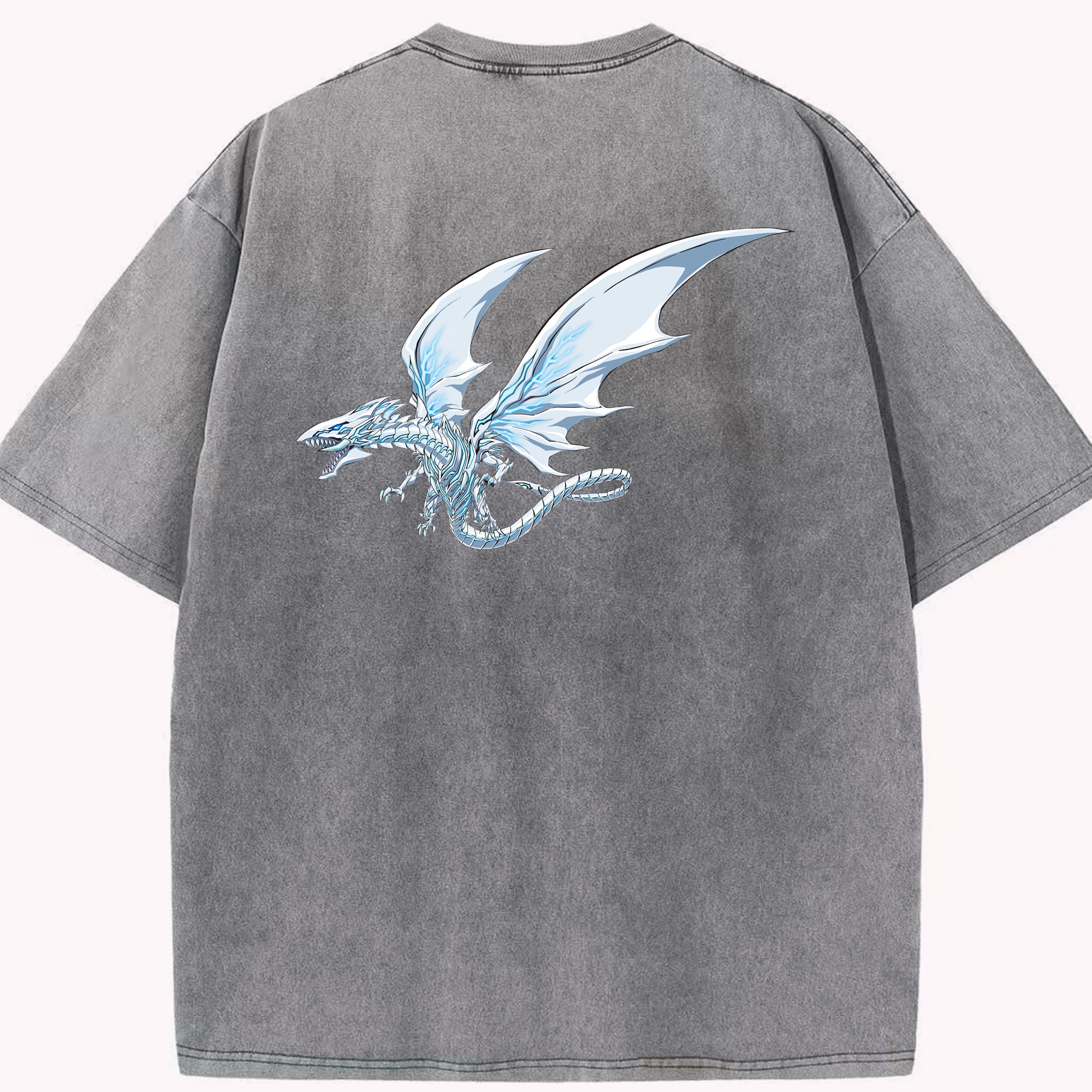 （画像用） 遊☆戯☆王 Yu-Gi-Oh! 綿100% ヴィンテージ風 半袖Tシャツ（背面プリント）