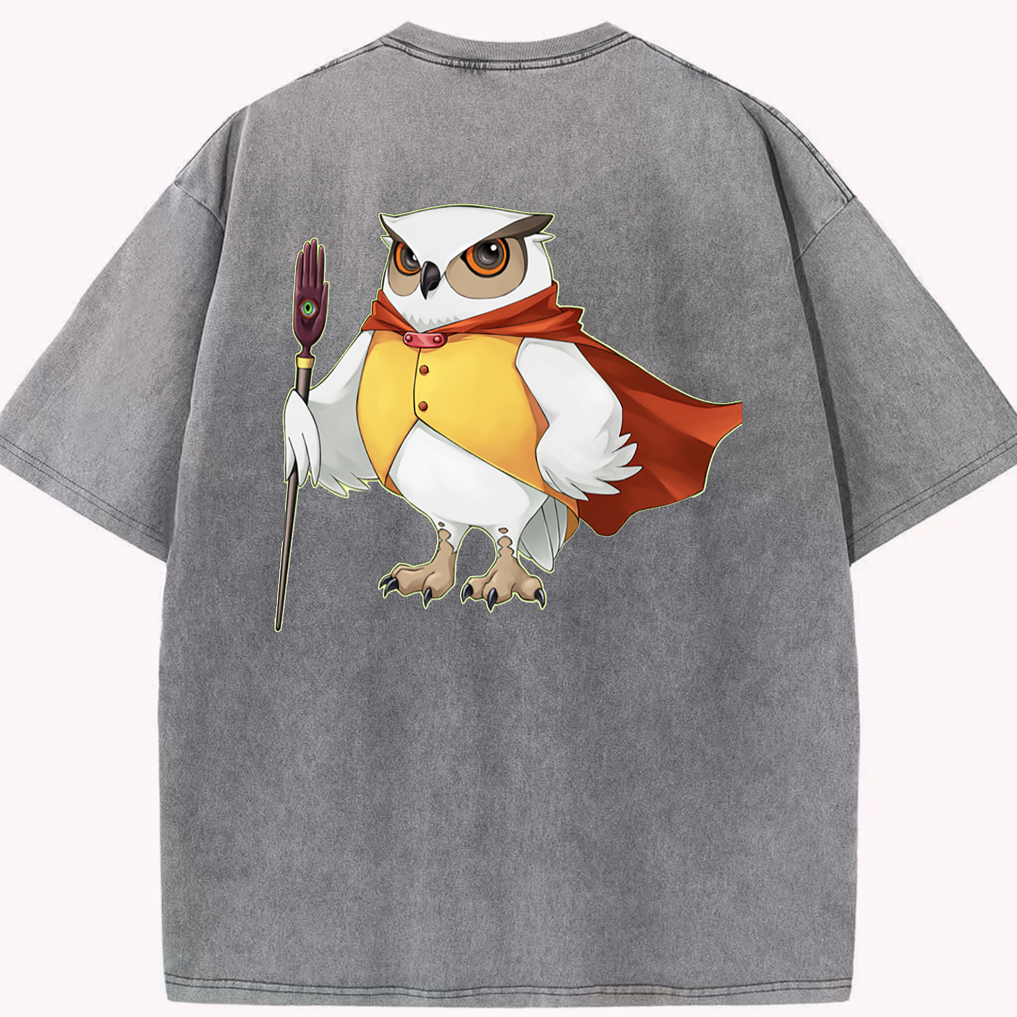 （画像用） 遊☆戯☆王 Yu-Gi-Oh! 綿100% ヴィンテージ風 半袖Tシャツ（背面プリント）