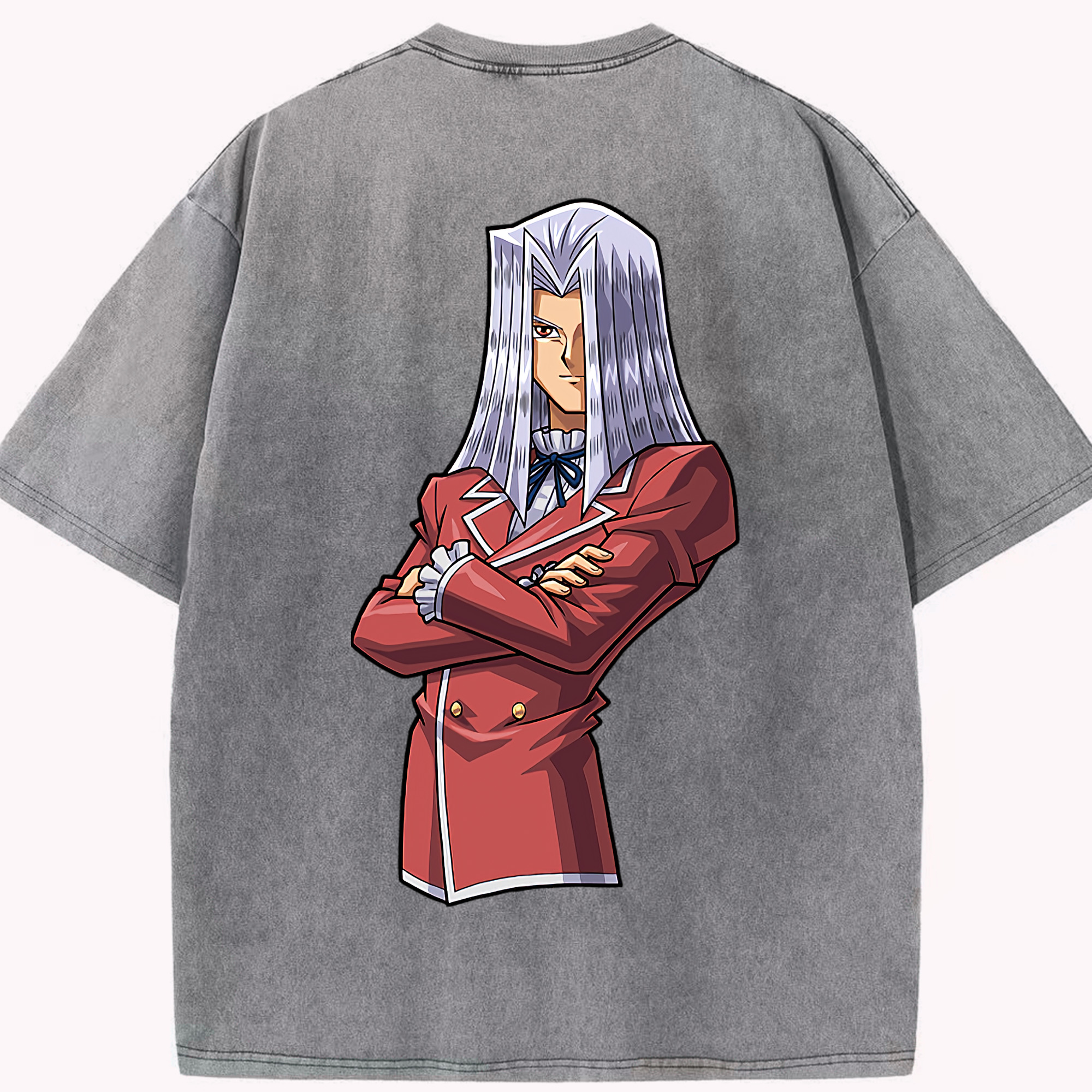 （画像用） 遊☆戯☆王 Yu-Gi-Oh! 綿100% ヴィンテージ風 半袖Tシャツ（背面プリント）