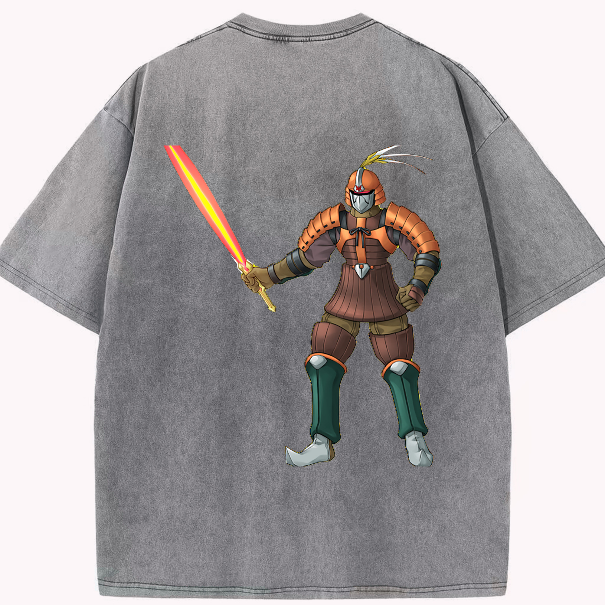 （画像用） 遊☆戯☆王 Yu-Gi-Oh! 綿100% ヴィンテージ風 半袖Tシャツ（背面プリント）