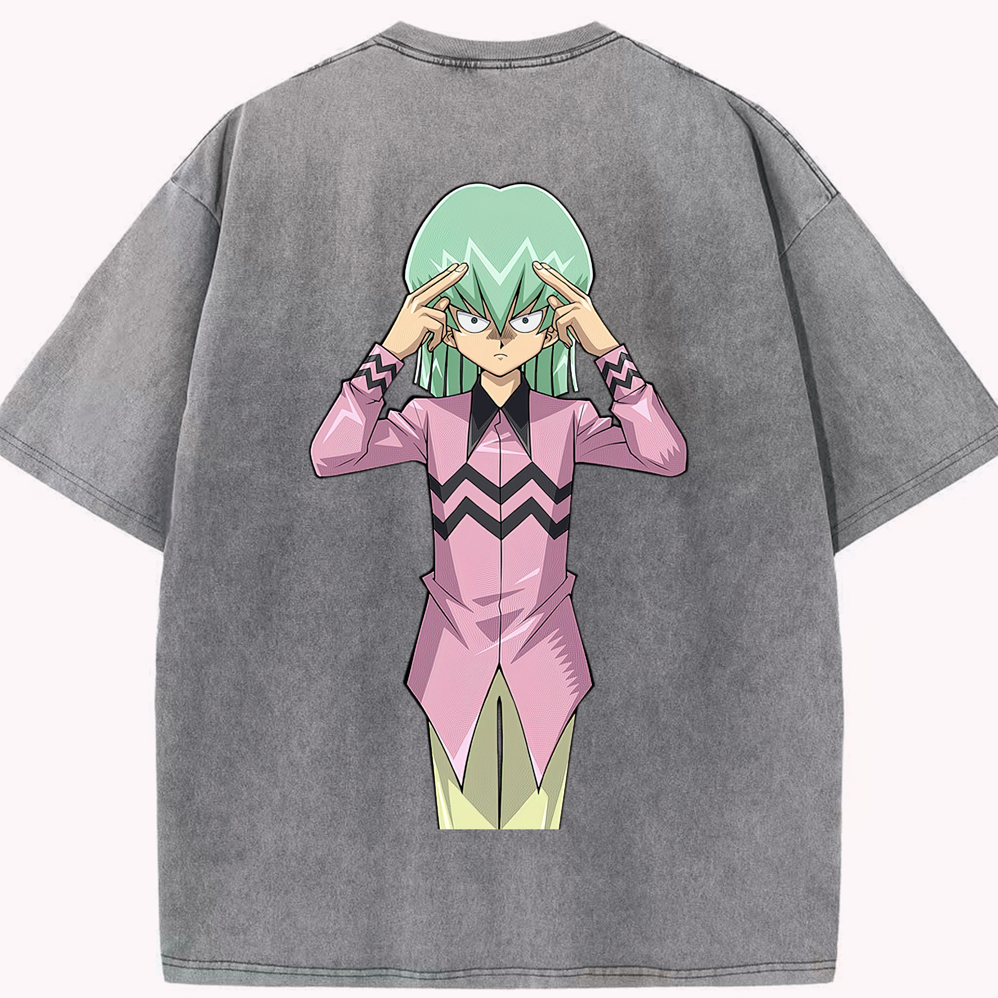 （画像用） 遊☆戯☆王 Yu-Gi-Oh! 綿100% ヴィンテージ風 半袖Tシャツ（背面プリント）