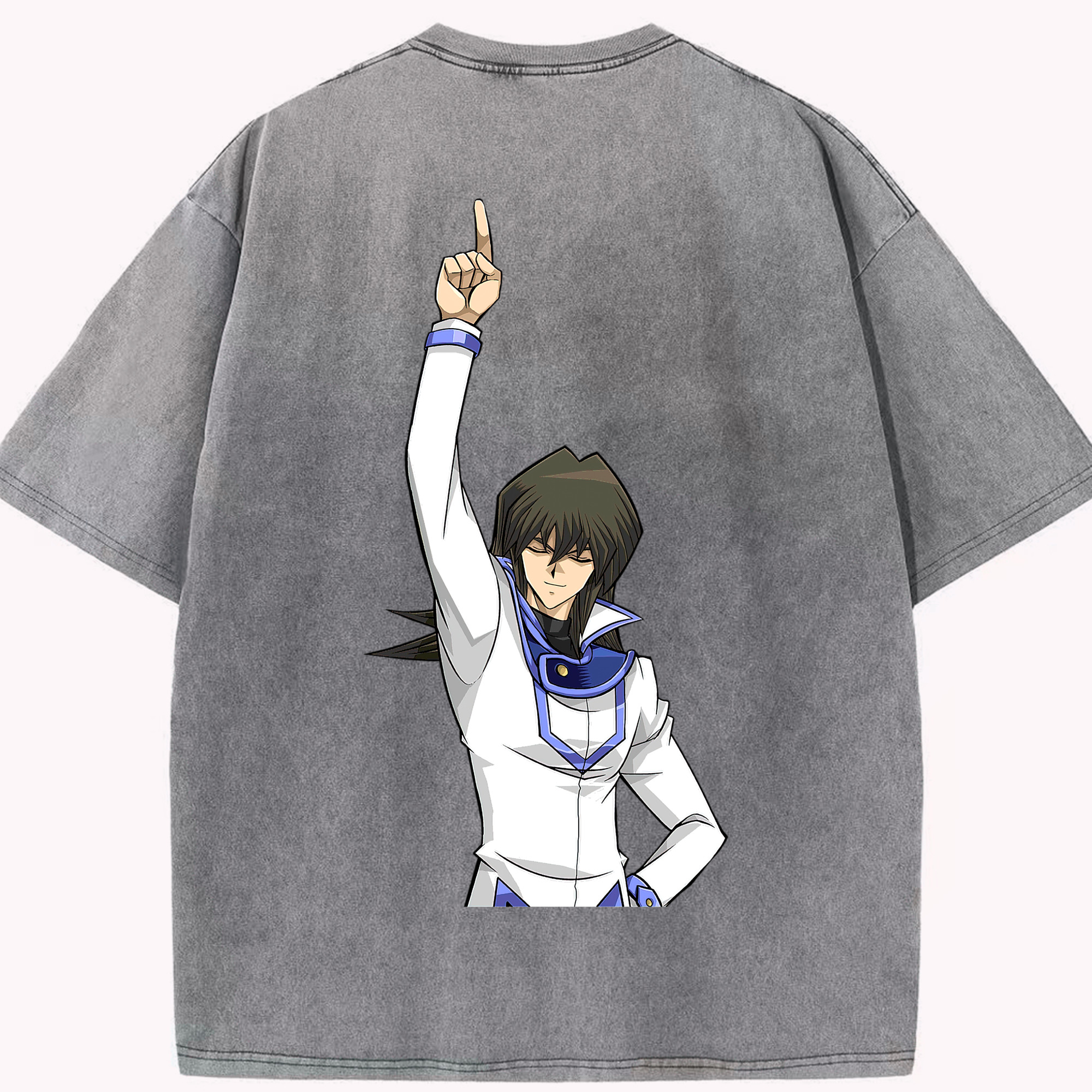 （画像用） 遊☆戯☆王 Yu-Gi-Oh! 綿100% ヴィンテージ風 半袖Tシャツ（背面プリント）