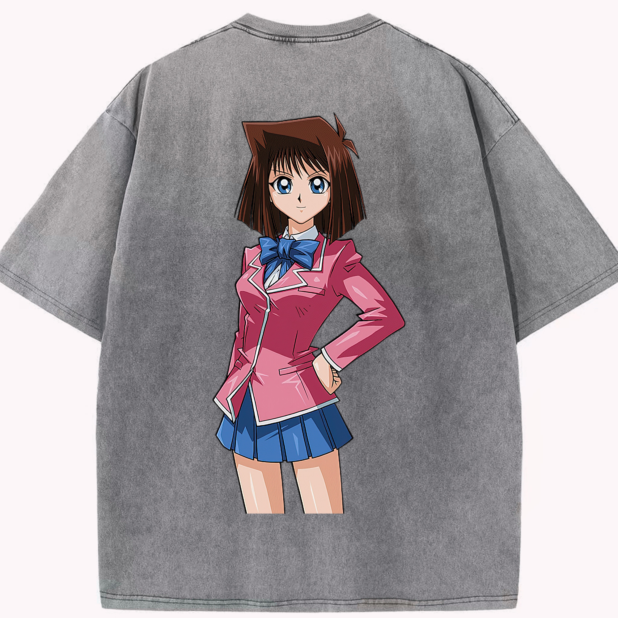 （画像用） 遊☆戯☆王 Yu-Gi-Oh! 綿100% ヴィンテージ風 半袖Tシャツ（背面プリント）