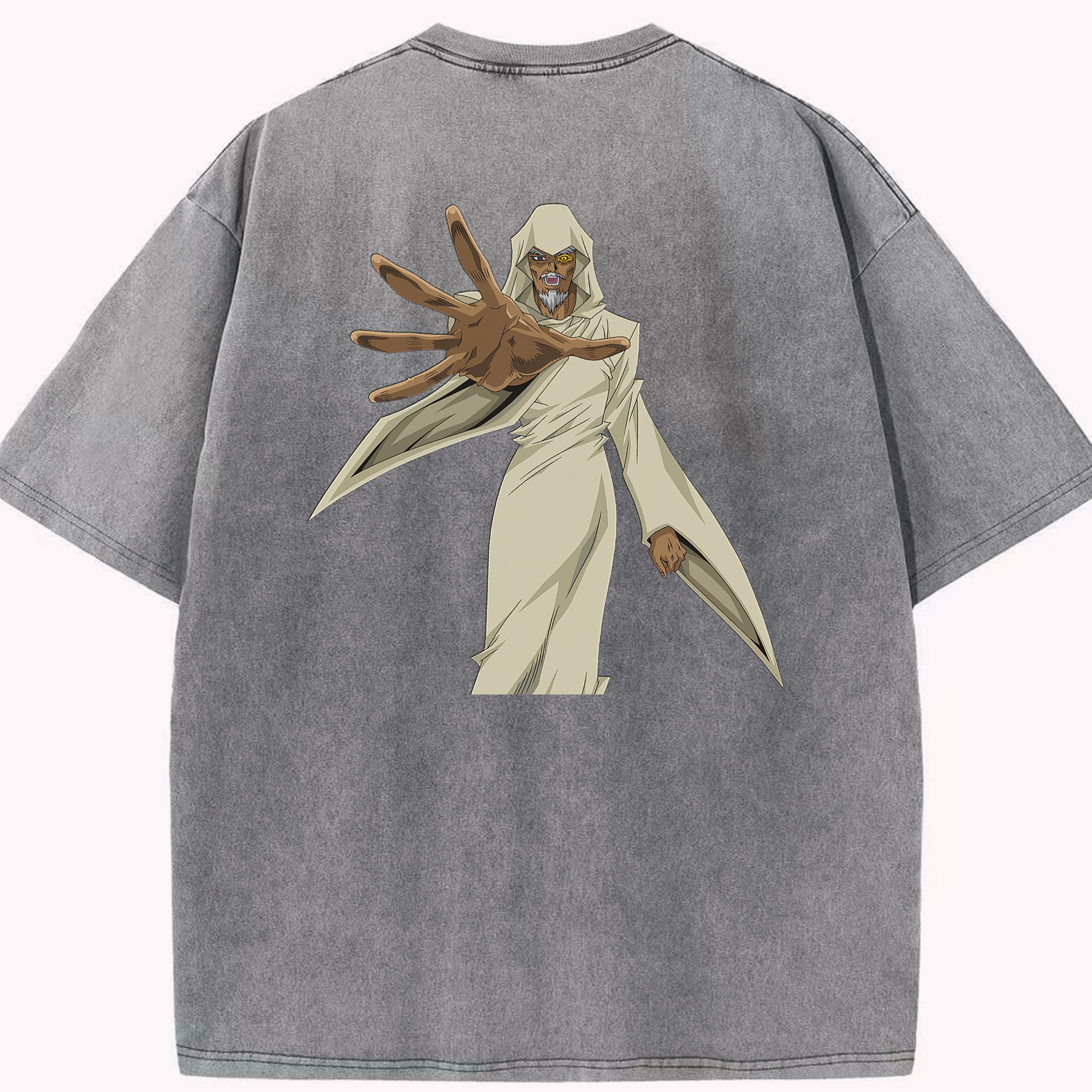 （画像用） 遊☆戯☆王 Yu-Gi-Oh! 綿100% ヴィンテージ風 半袖Tシャツ（背面プリント）