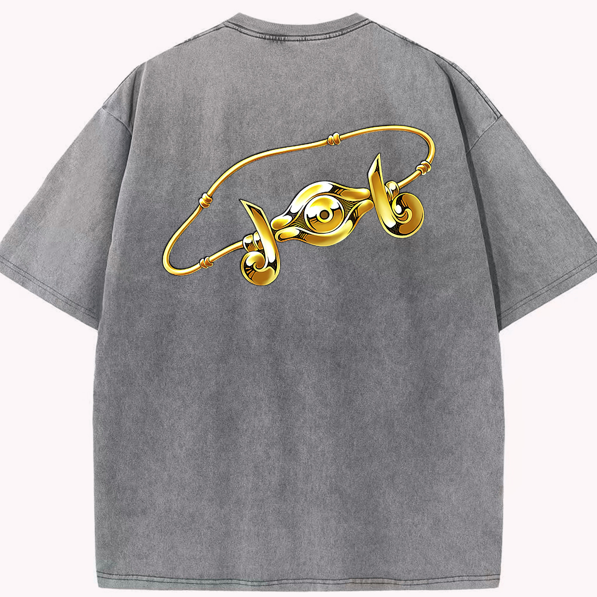 （画像用） 遊☆戯☆王 Yu-Gi-Oh! 綿100% ヴィンテージ風 半袖Tシャツ（背面プリント）