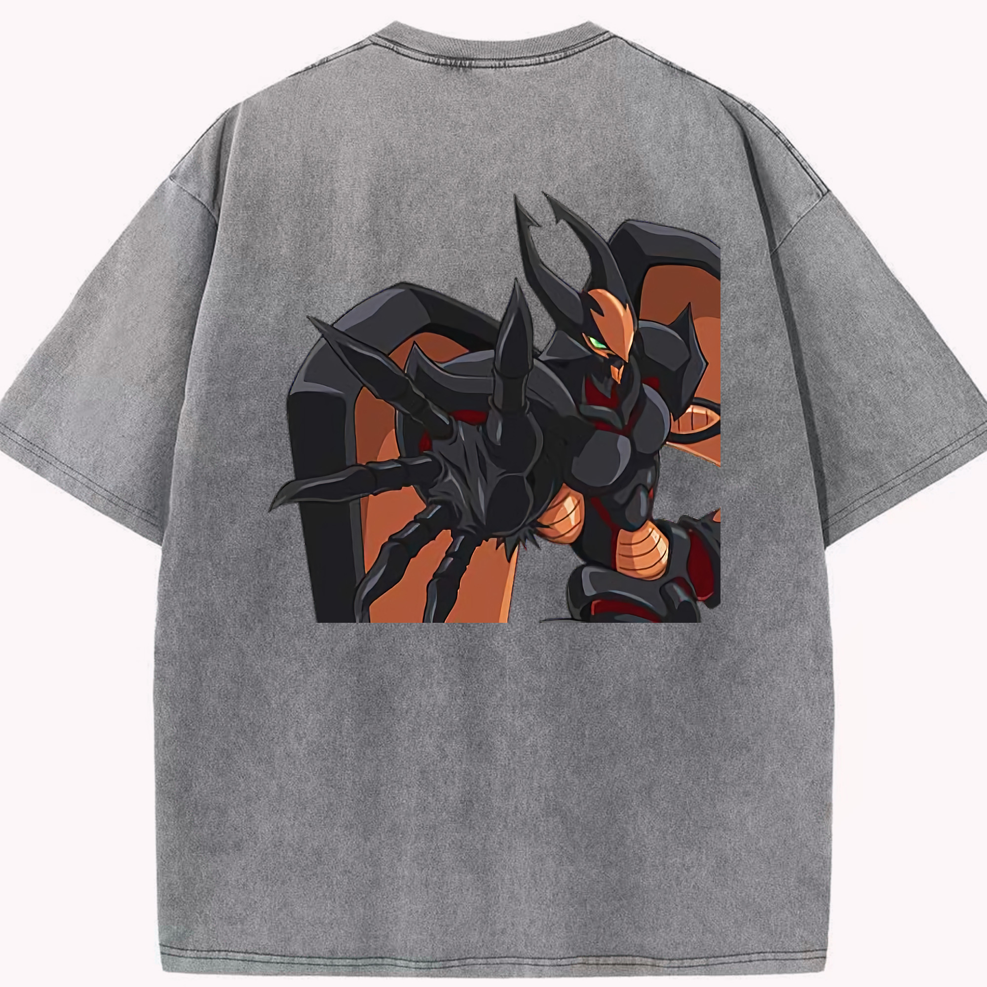 （画像用） 遊☆戯☆王 Yu-Gi-Oh! 綿100% ヴィンテージ風 半袖Tシャツ（背面プリント）