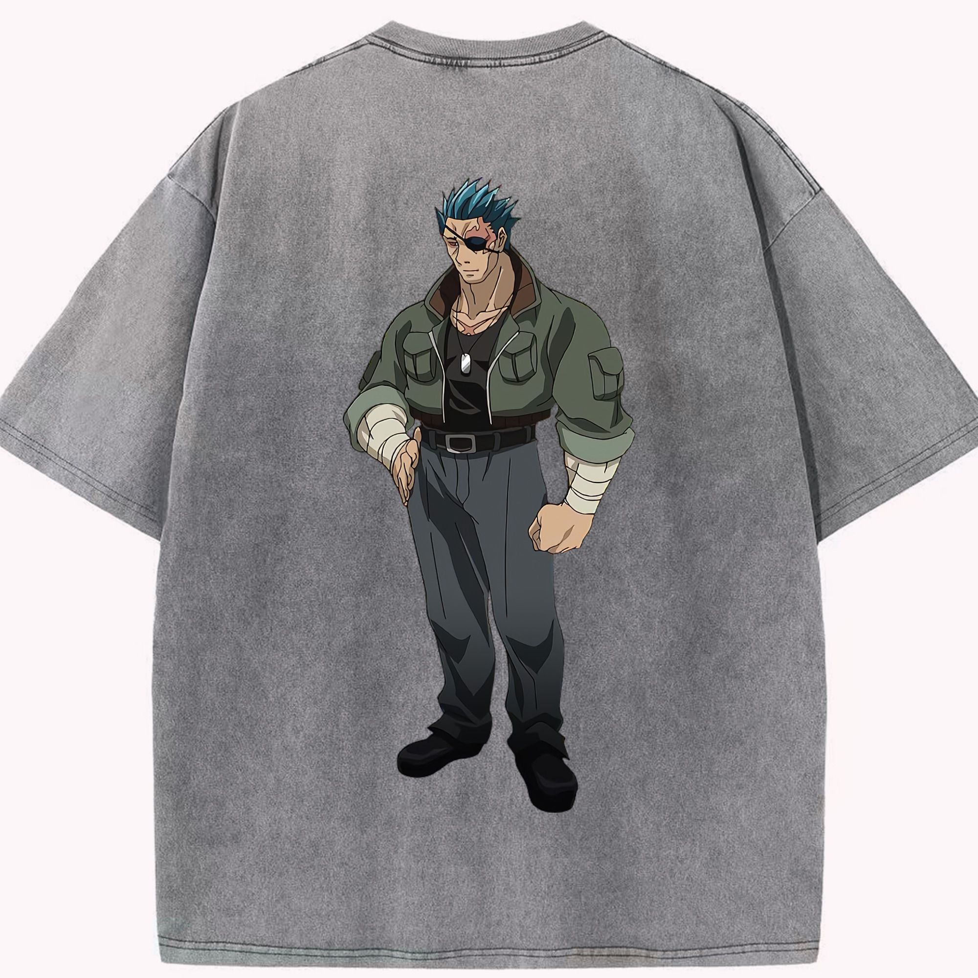 （画像用） 遊☆戯☆王 Yu-Gi-Oh! 綿100% ヴィンテージ風 半袖Tシャツ（背面プリント）