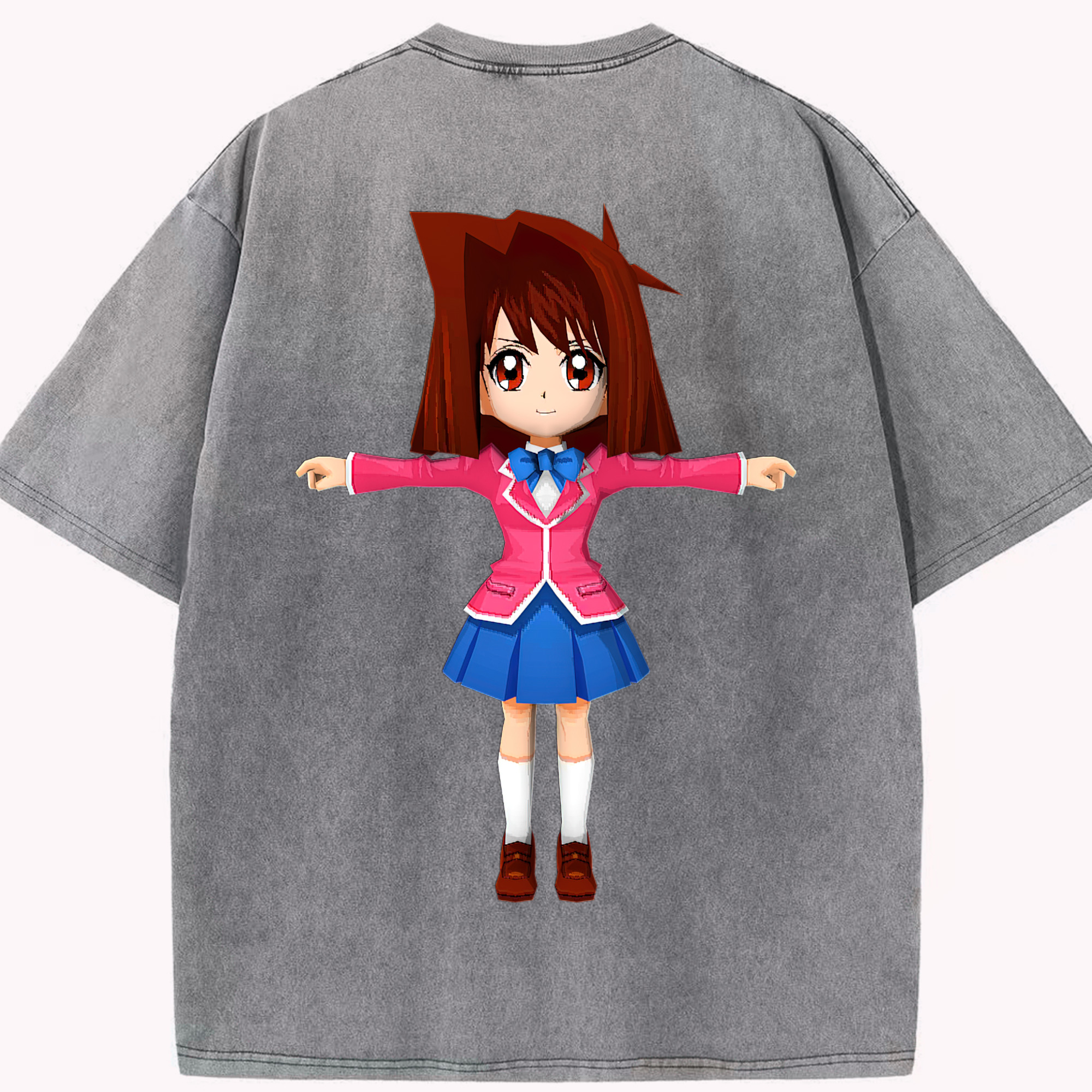 （画像用） 遊☆戯☆王 Yu-Gi-Oh! 綿100% ヴィンテージ風 半袖Tシャツ（背面プリント）