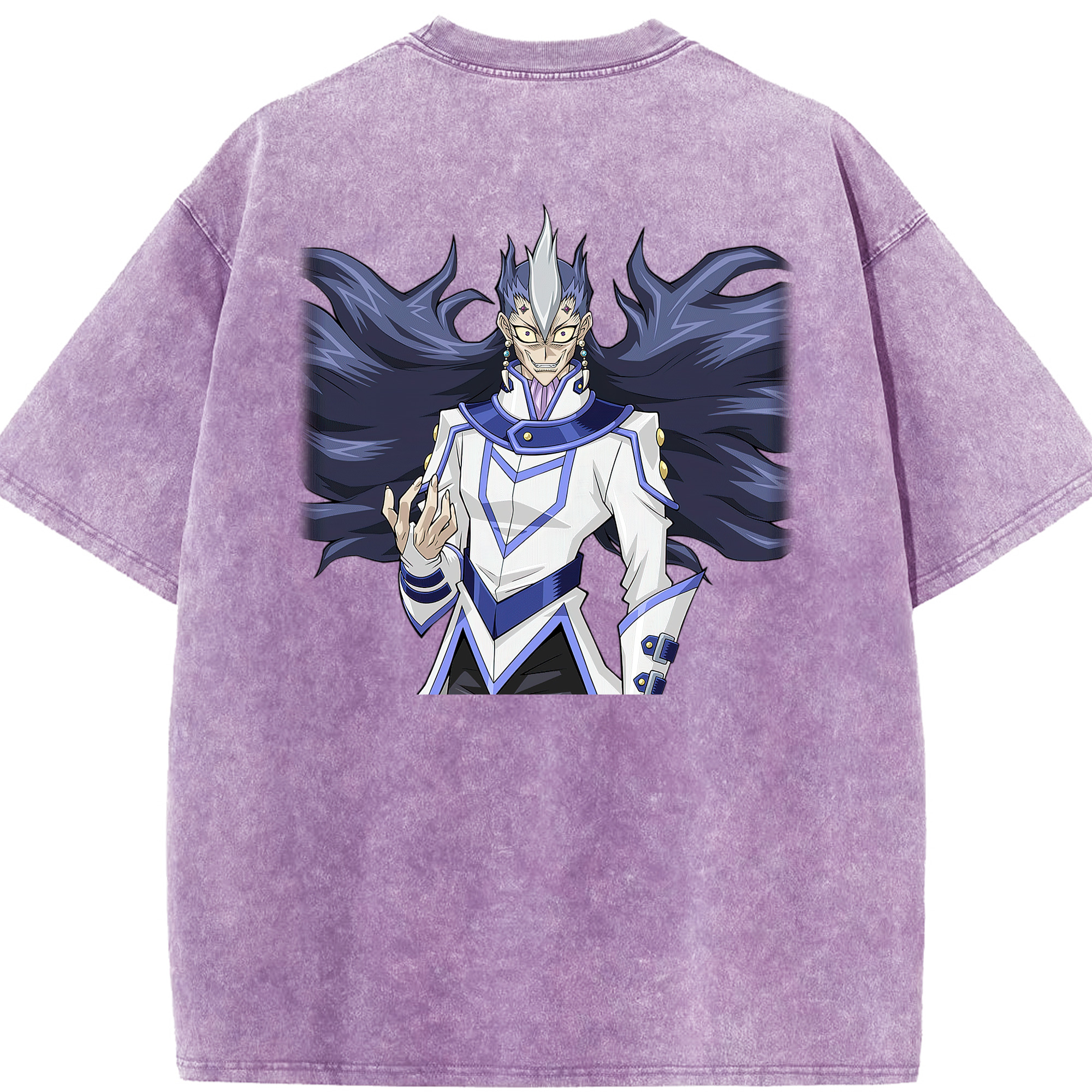 （画像用） 遊☆戯☆王 Yu-Gi-Oh! 綿100% ヴィンテージ風 半袖Tシャツ（背面プリント）