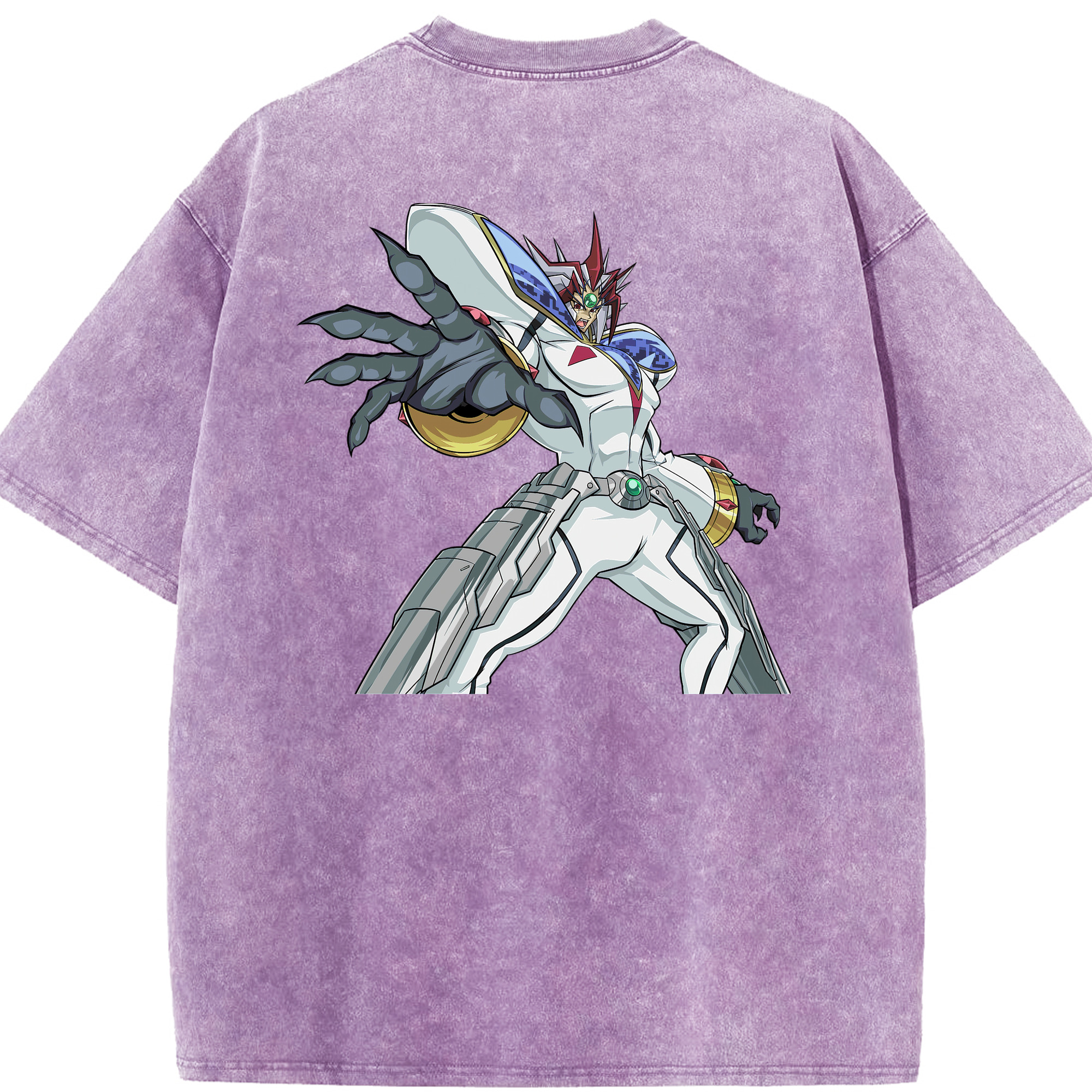 （画像用） 遊☆戯☆王 Yu-Gi-Oh! 綿100% ヴィンテージ風 半袖Tシャツ（背面プリント）