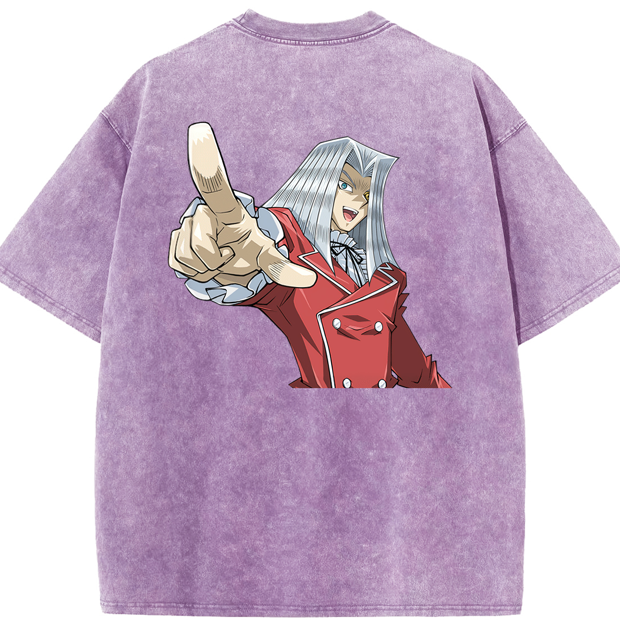 （画像用） 遊☆戯☆王 Yu-Gi-Oh! 綿100% ヴィンテージ風 半袖Tシャツ（背面プリント）