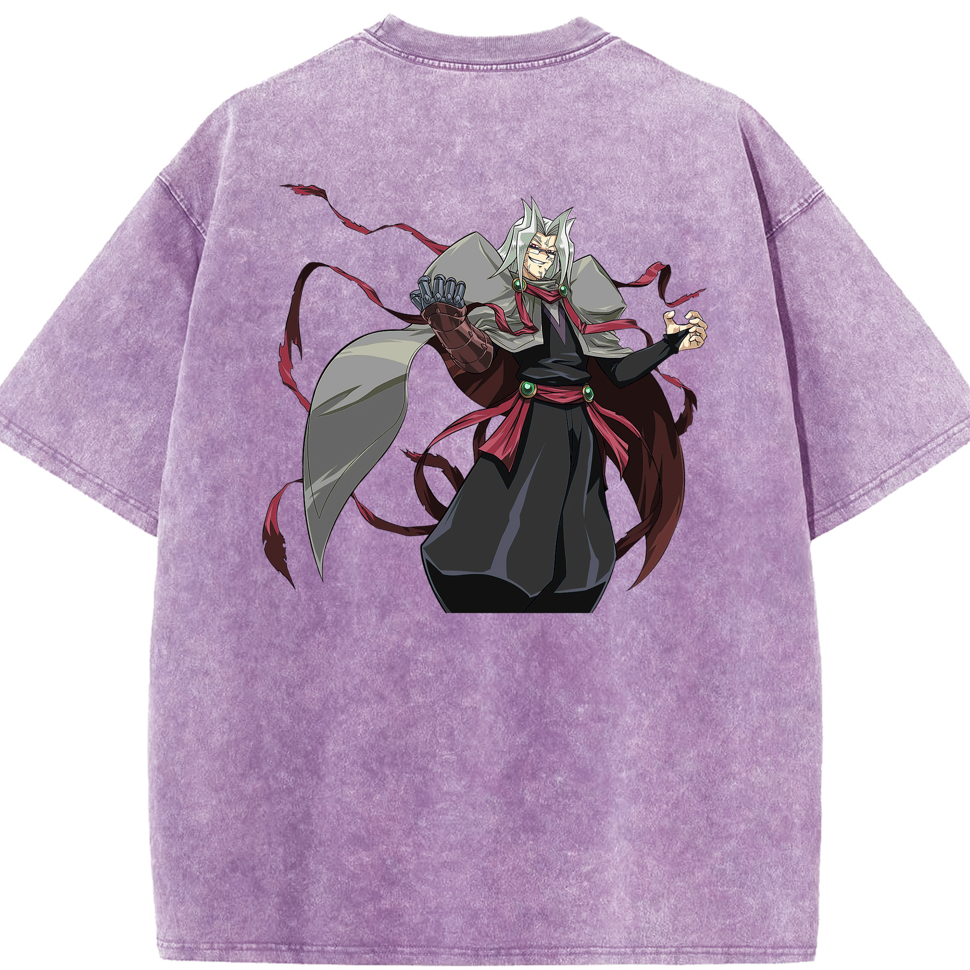 （画像用） 遊☆戯☆王 Yu-Gi-Oh! 綿100% ヴィンテージ風 半袖Tシャツ（背面プリント）