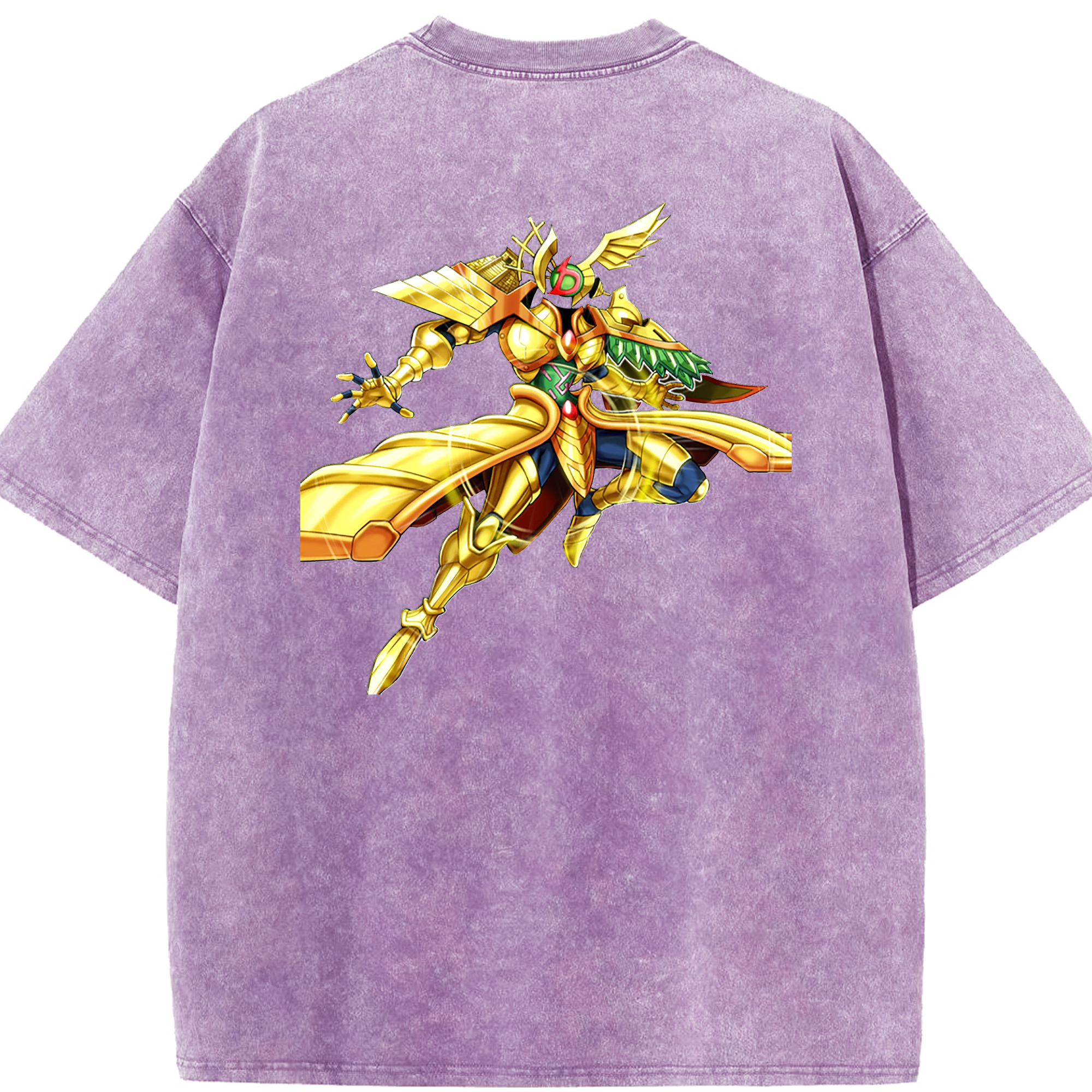 （画像用） 遊☆戯☆王 Yu-Gi-Oh! 綿100% ヴィンテージ風 半袖Tシャツ（背面プリント）