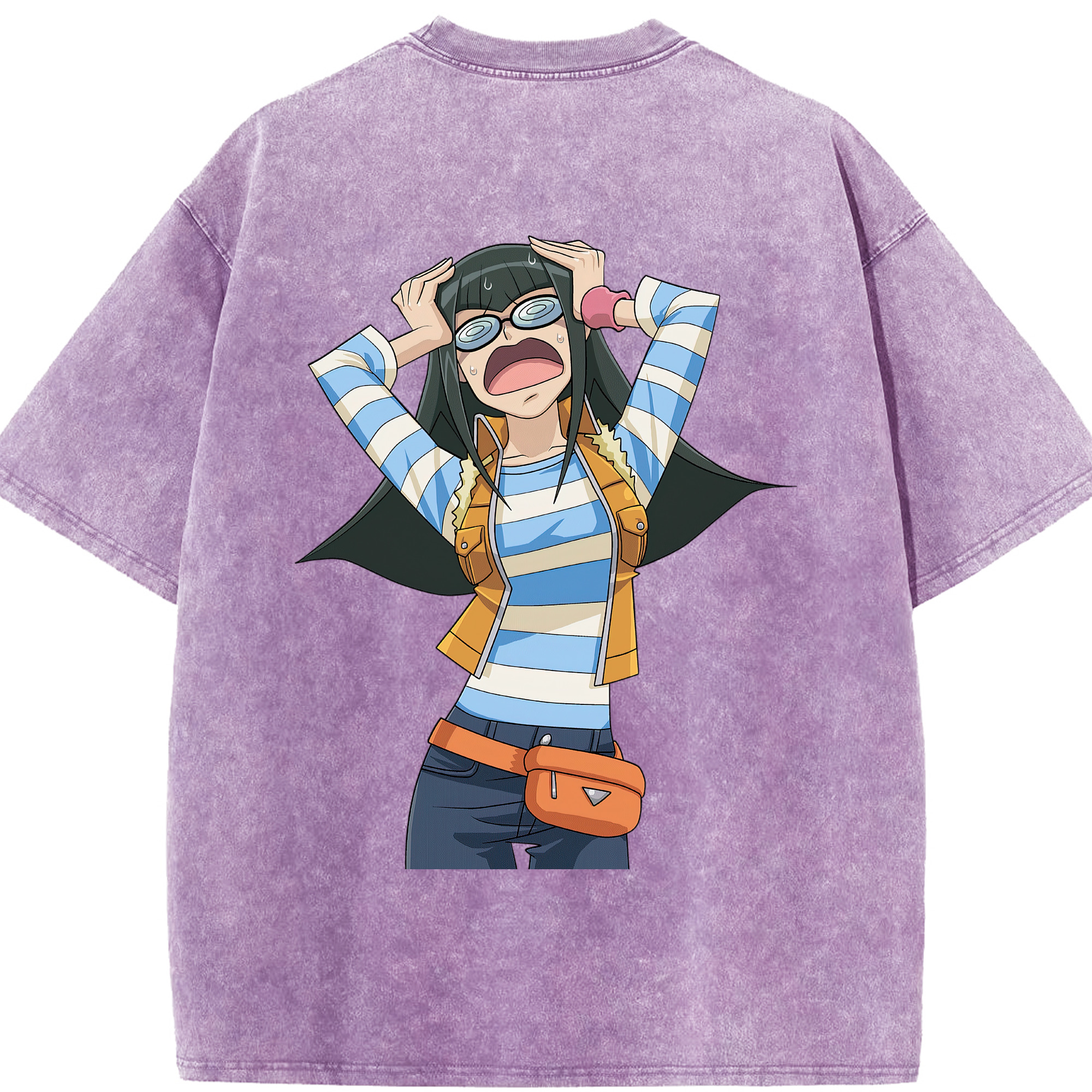 （画像用） 遊☆戯☆王 Yu-Gi-Oh! 綿100% ヴィンテージ風 半袖Tシャツ（背面プリント）