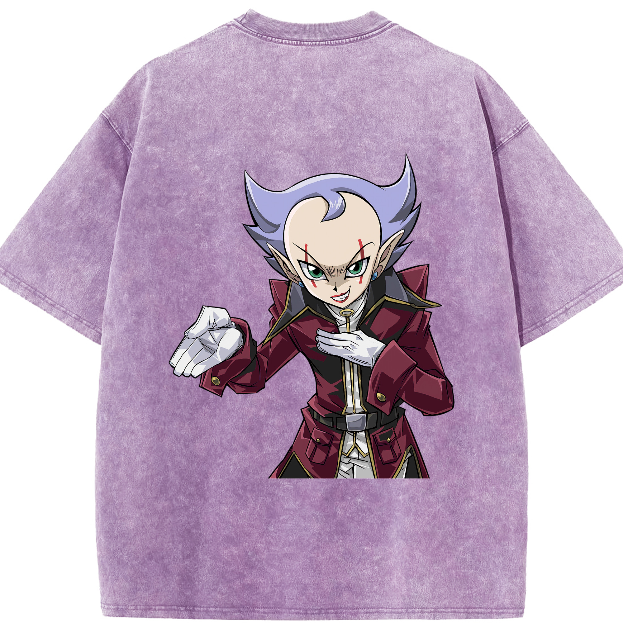 （画像用） 遊☆戯☆王 Yu-Gi-Oh! 綿100% ヴィンテージ風 半袖Tシャツ（背面プリント）