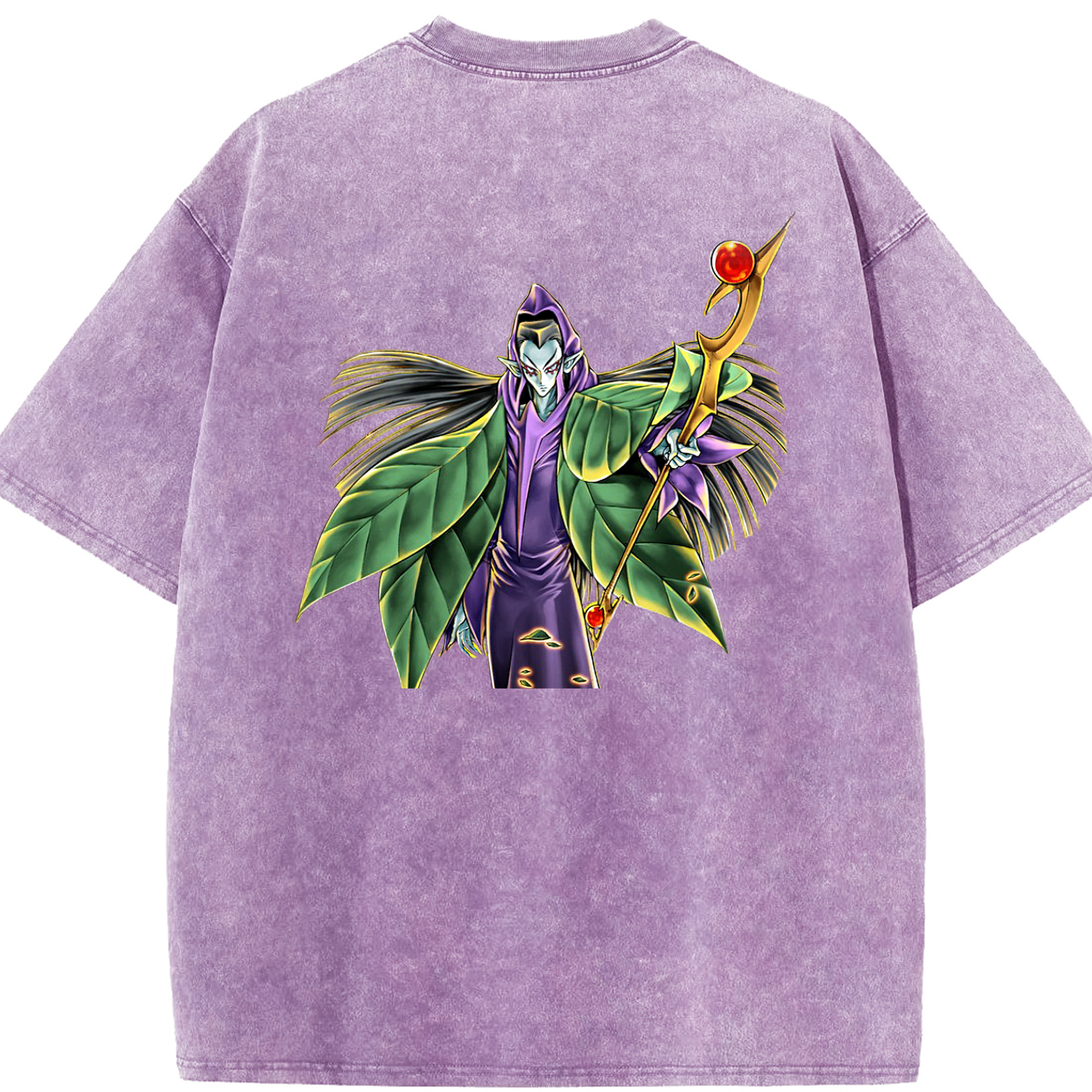 （画像用） 遊☆戯☆王 Yu-Gi-Oh! 綿100% ヴィンテージ風 半袖Tシャツ（背面プリント）