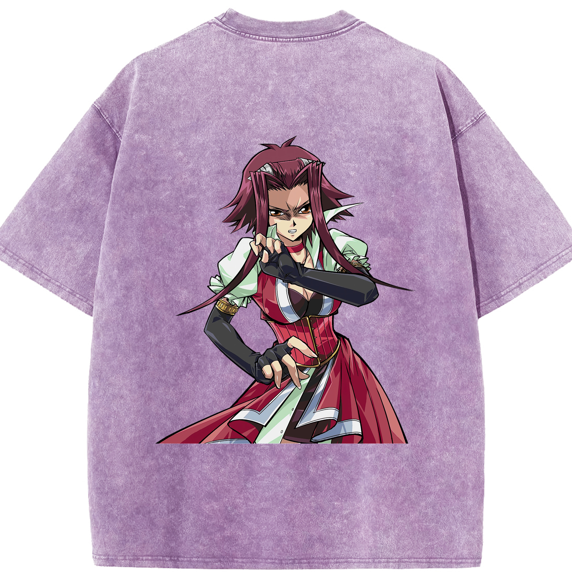 （画像用） 遊☆戯☆王 Yu-Gi-Oh! 綿100% ヴィンテージ風 半袖Tシャツ（背面プリント）