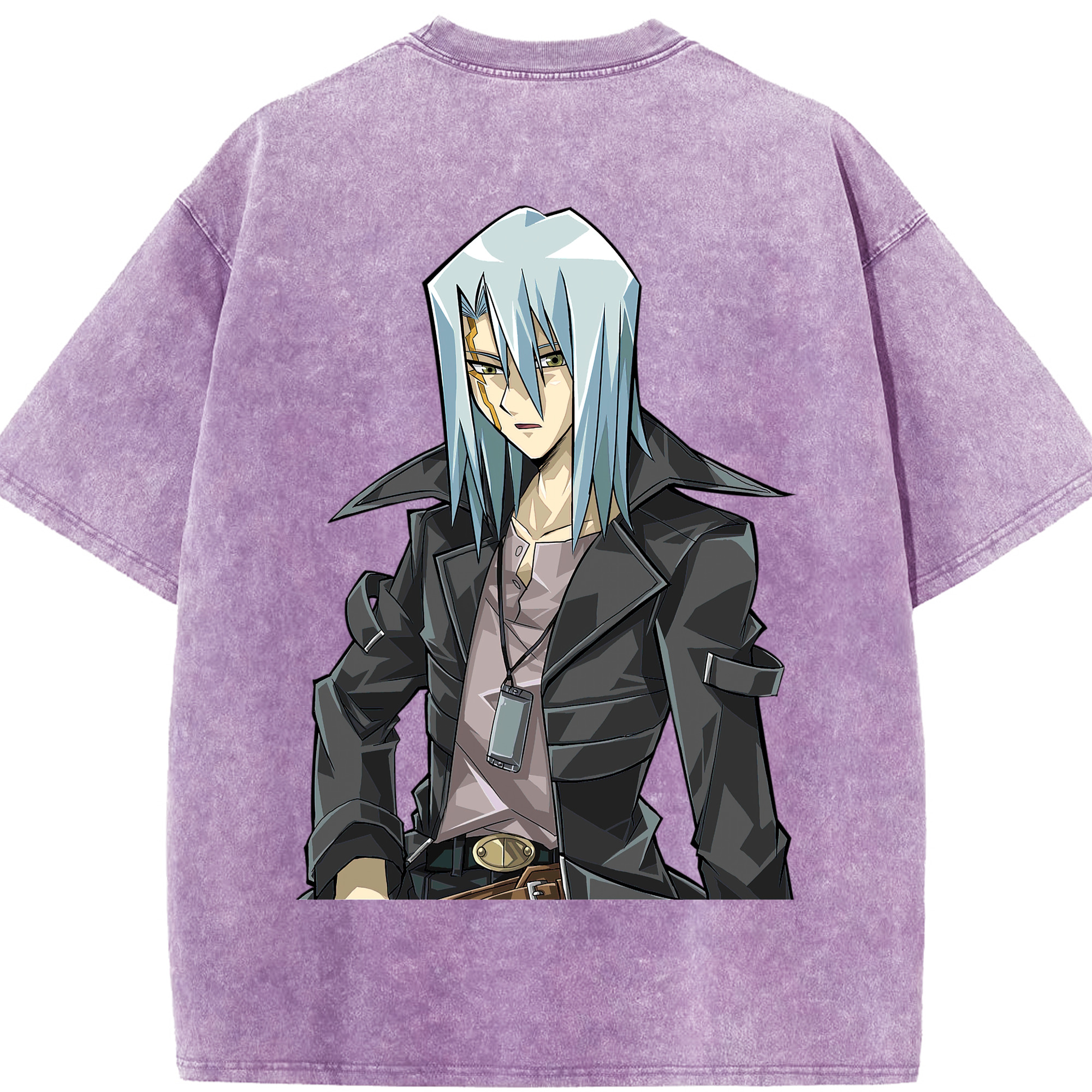 （画像用） 遊☆戯☆王 Yu-Gi-Oh! 綿100% ヴィンテージ風 半袖Tシャツ（背面プリント）
