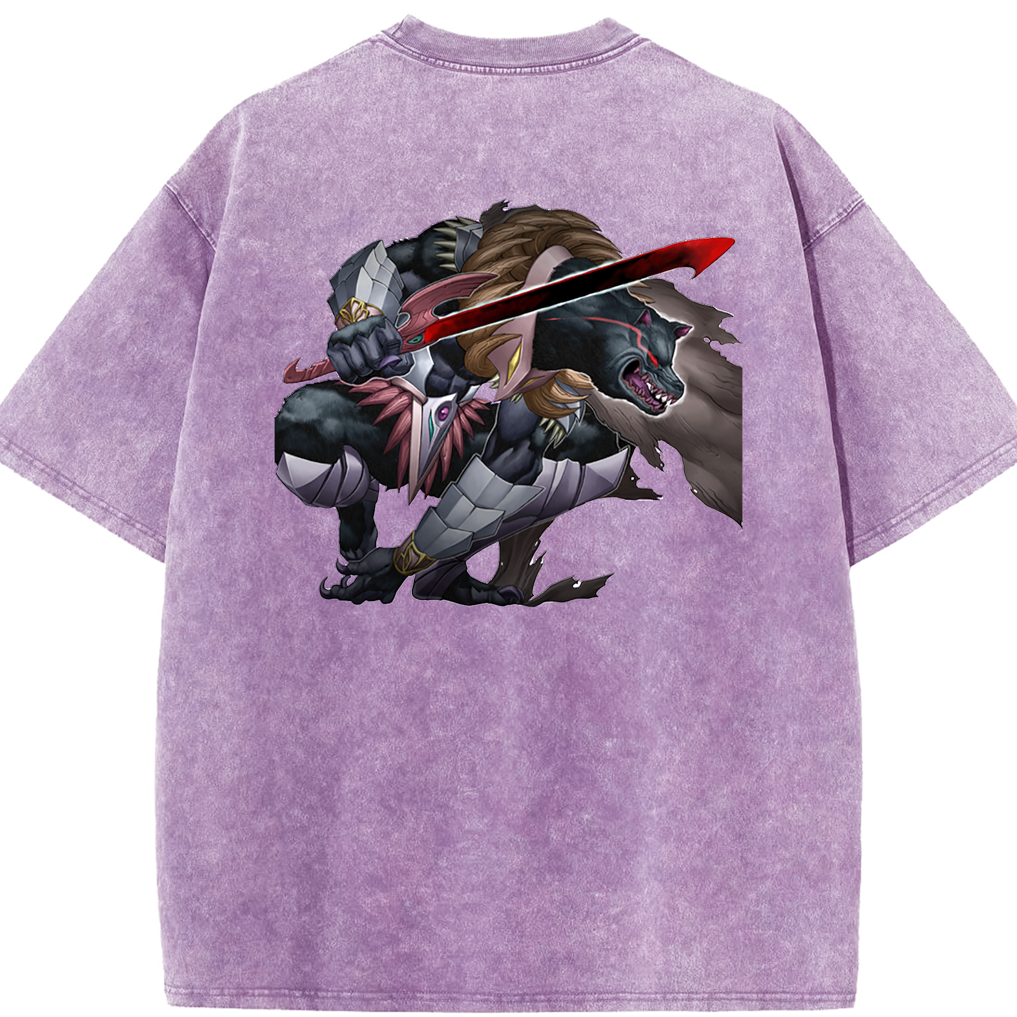 （画像用） 遊☆戯☆王 Yu-Gi-Oh! 綿100% ヴィンテージ風 半袖Tシャツ（背面プリント）