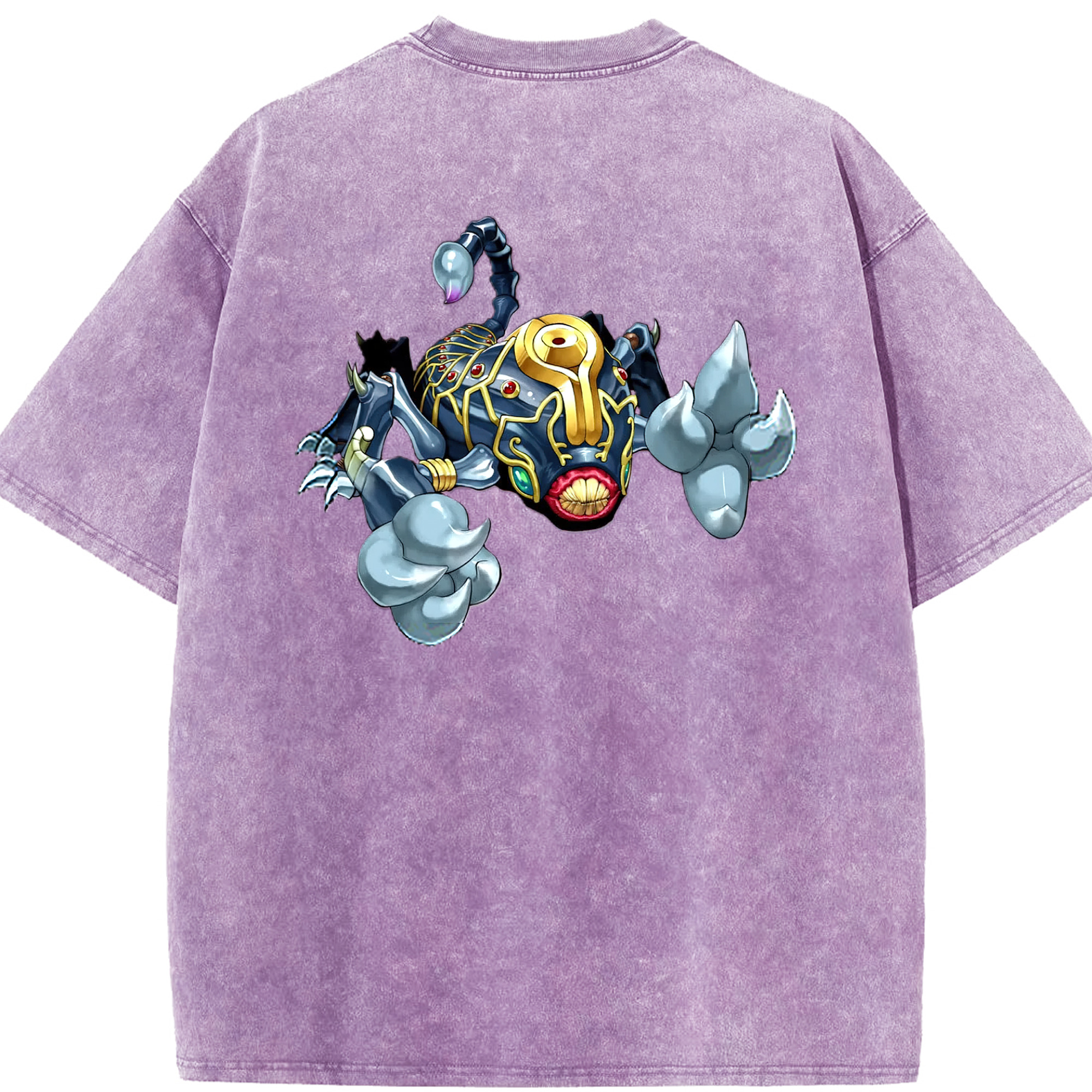 （画像用） 遊☆戯☆王 Yu-Gi-Oh! 綿100% ヴィンテージ風 半袖Tシャツ（背面プリント）